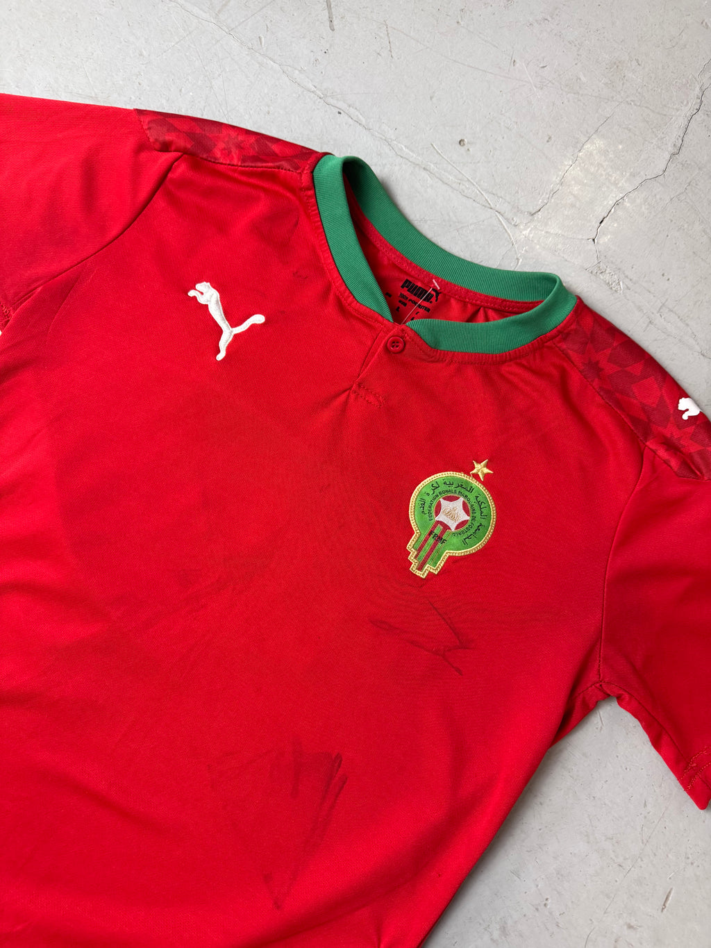Vintage Puma Morocco National Team Jersey L