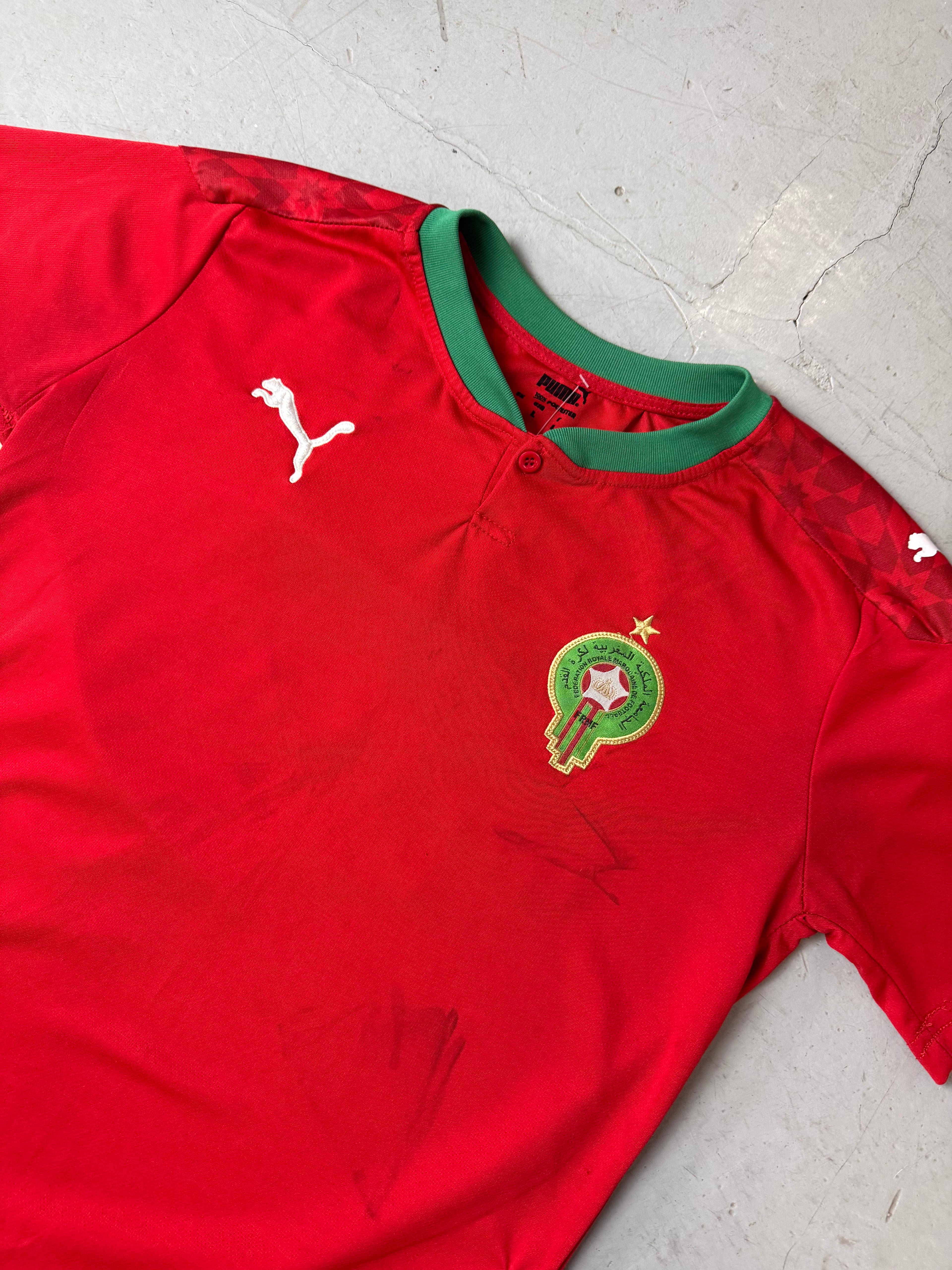 Vintage Puma Morocco National Team Jersey L