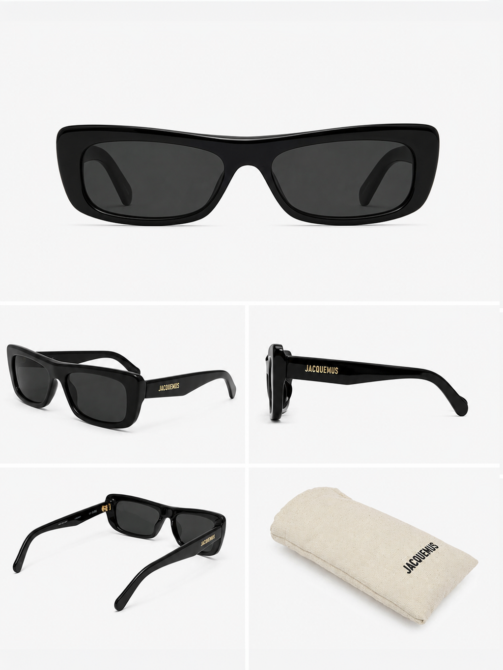 Jacquemus Black Capri Sunglasses