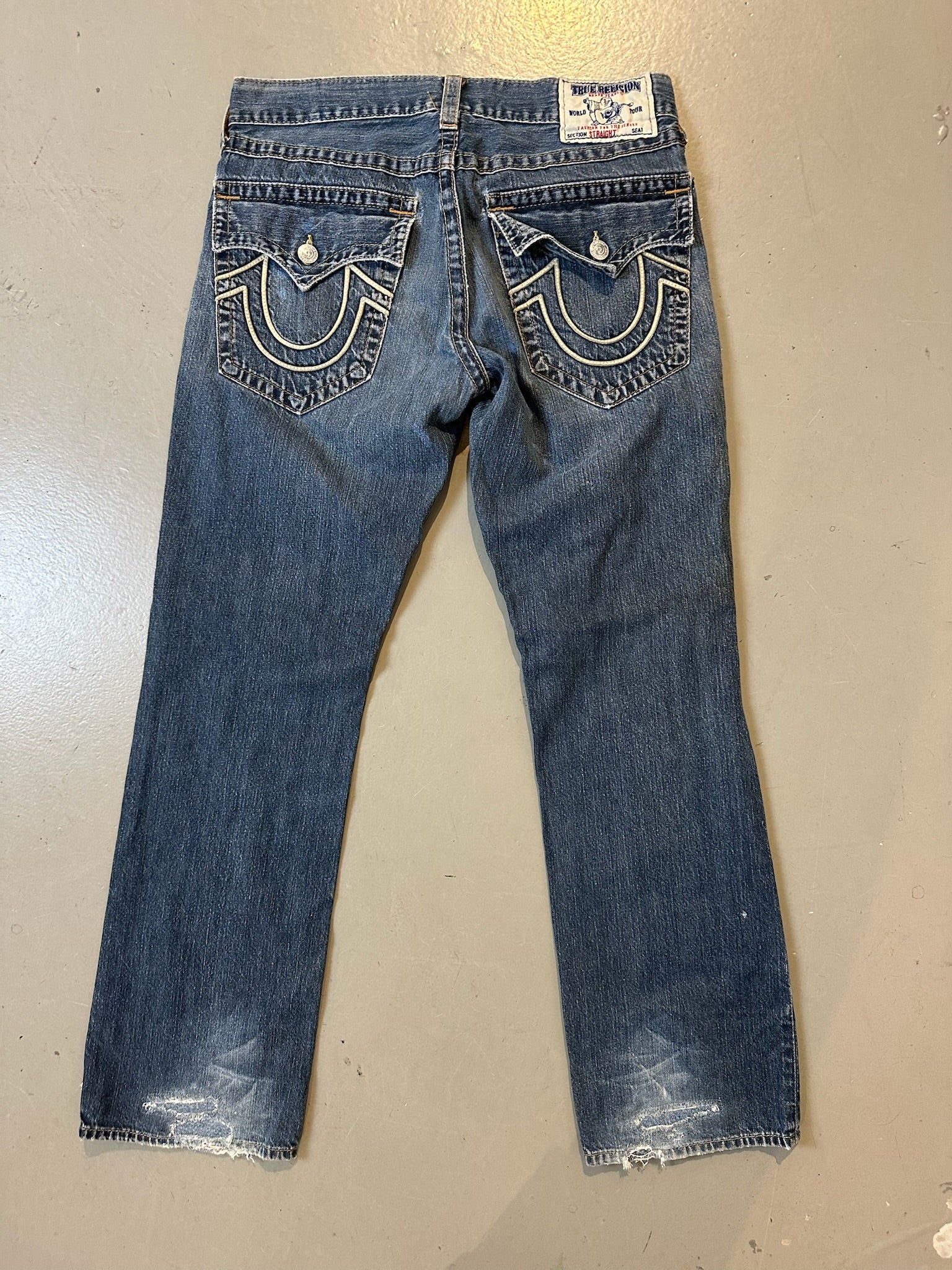 Vintage True Religion Straight Leg Dark Denim L/XL