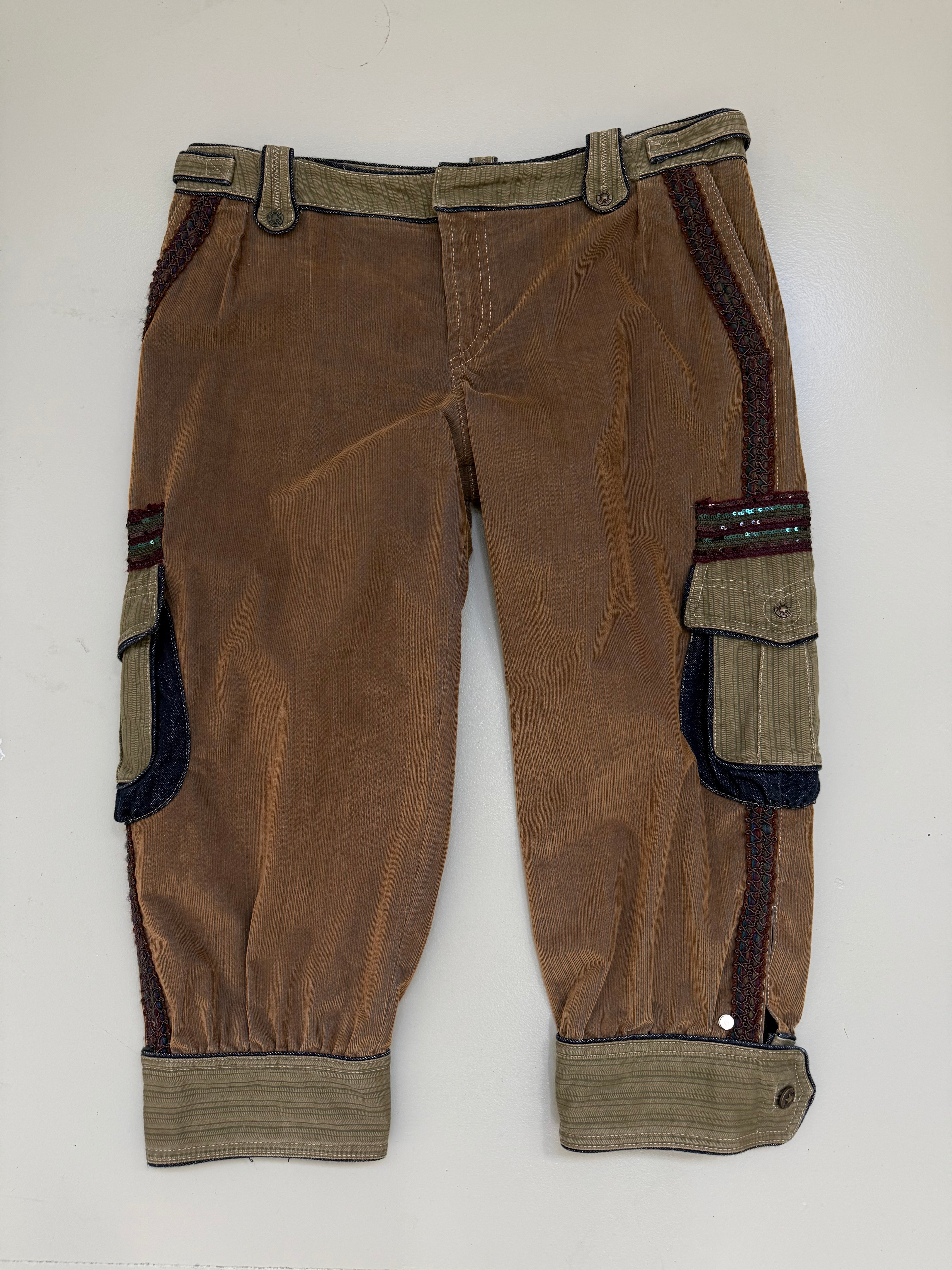 Vintage Roberto Cavalli Capri Pants L