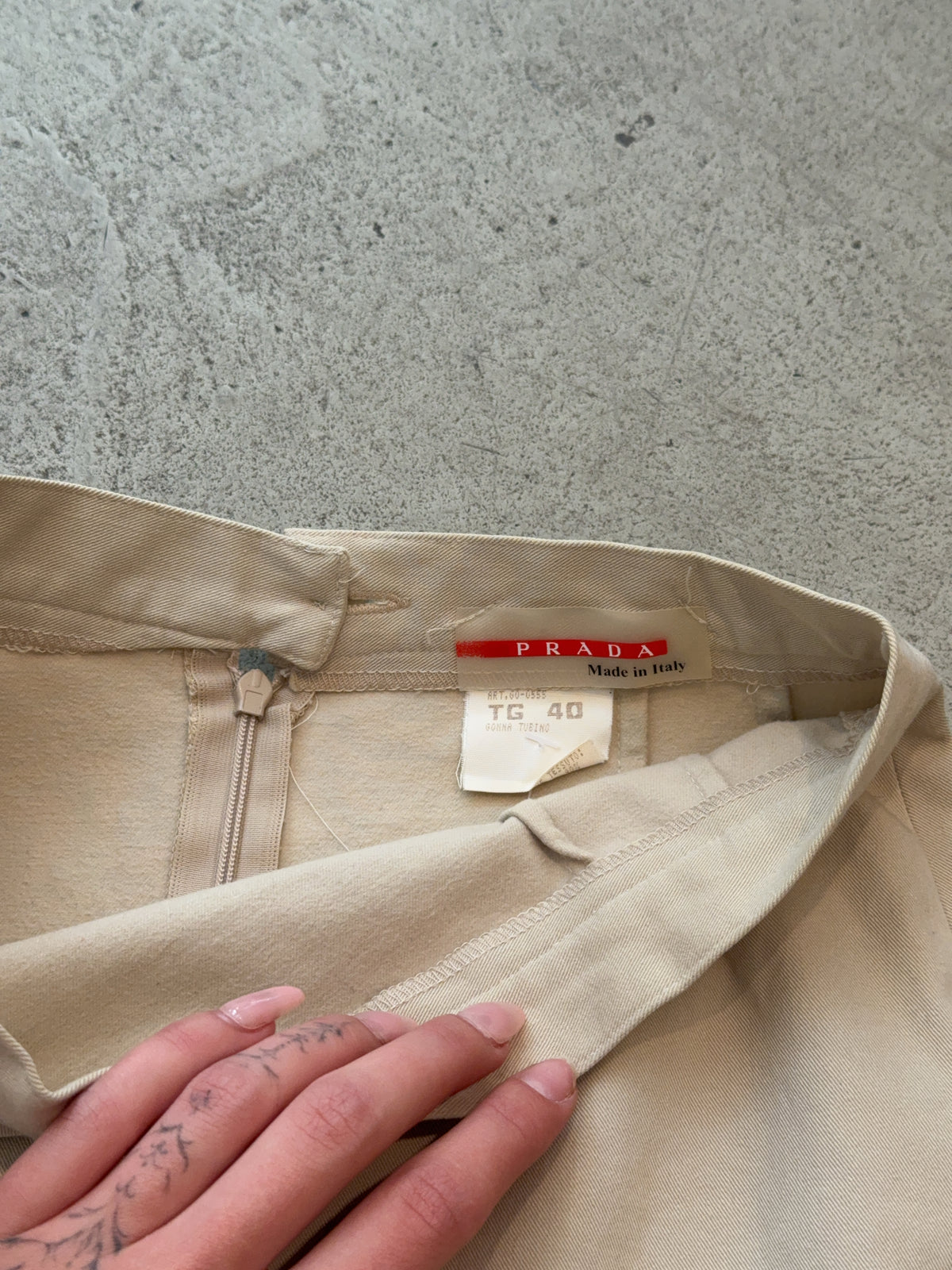 Vintage Prada Midi Rock (S)