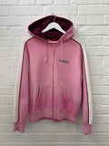 Supreme State Zip Up Hooded Sweatshirt Pink (S)