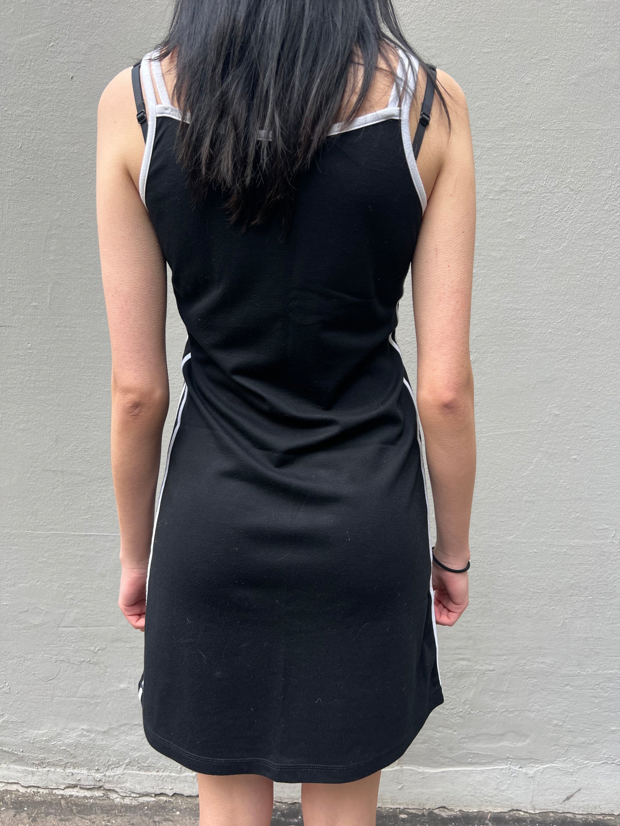 Vintage Black Midi Dress „Giada 86“ M