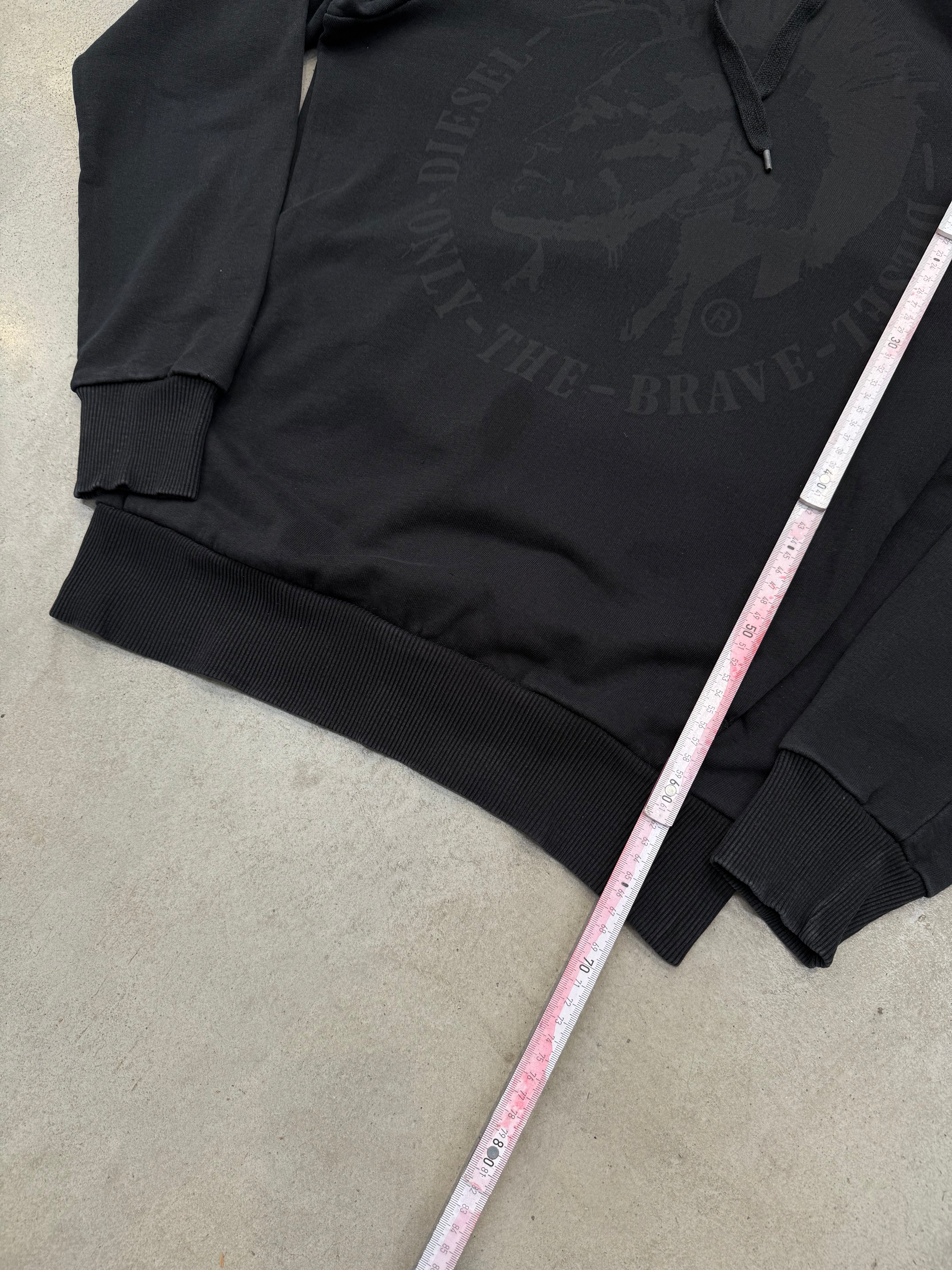 Vintage Diesel Black Hoodie XL