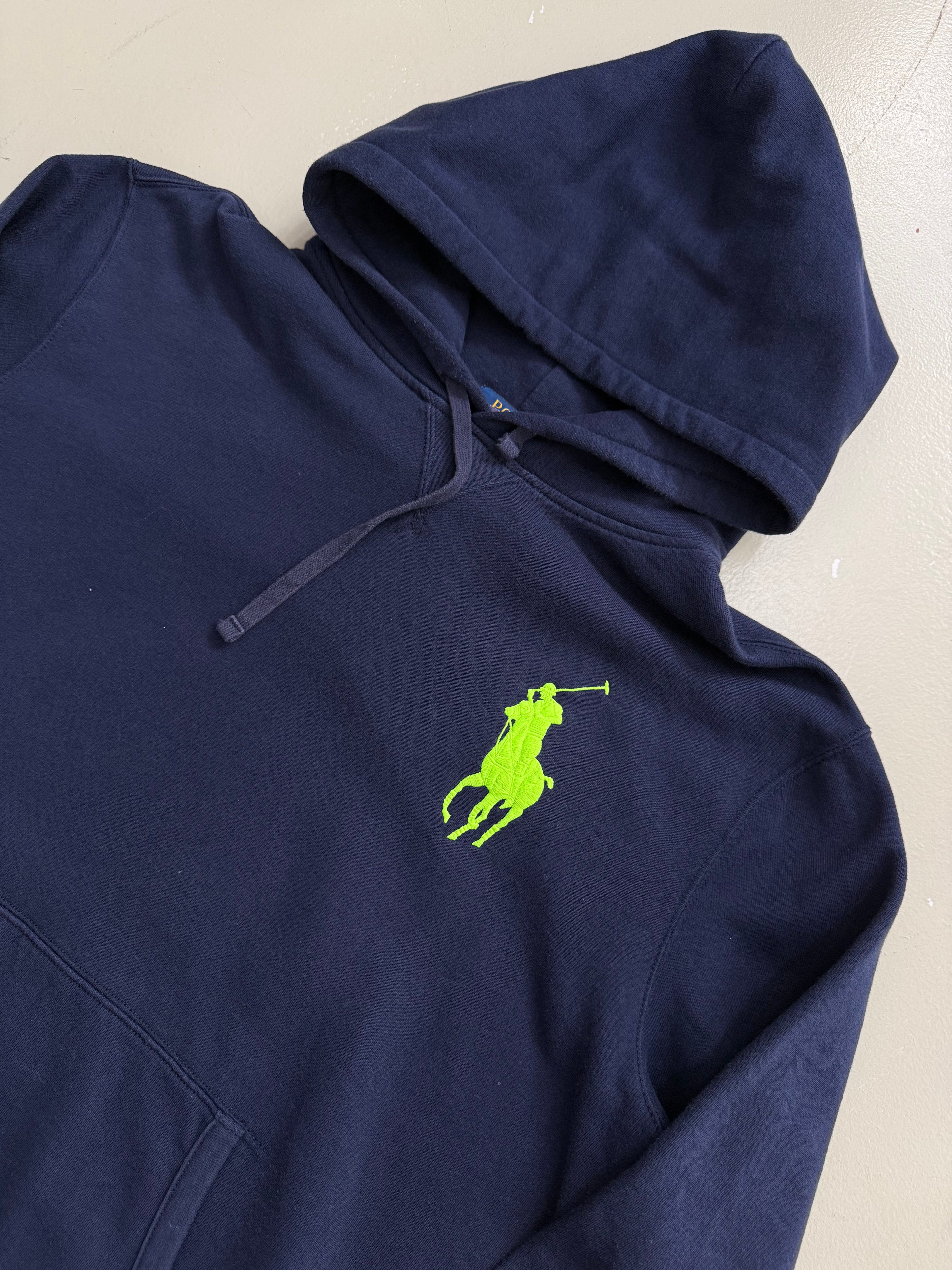 Vintage Polo Ralph Lauren Dark Blue Hoodie XXL