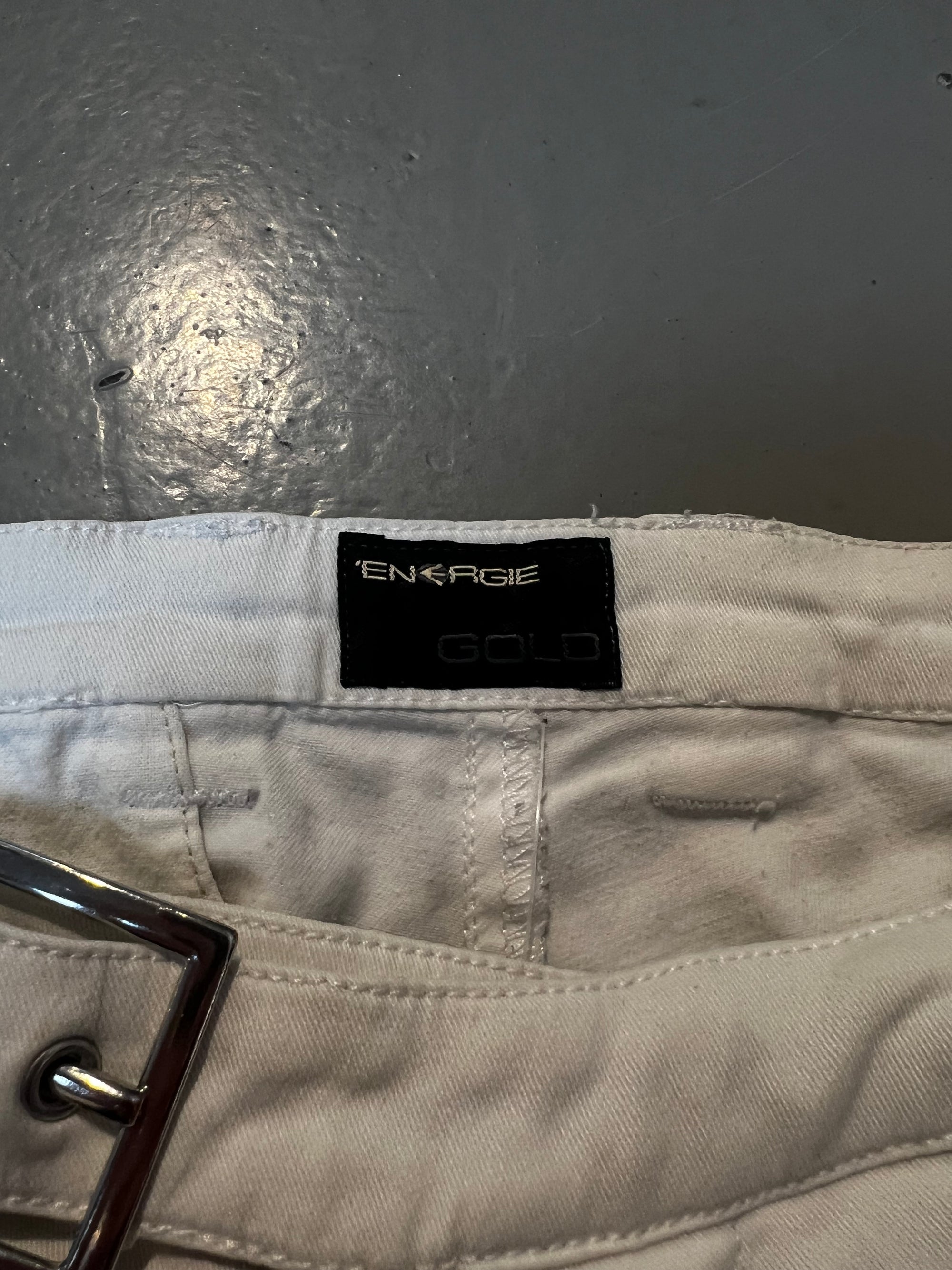 Vintage Low Waisted White Energie Pants S