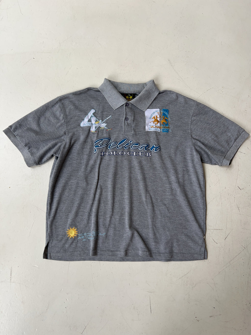 Vintage La Martina Grey Poloshirt (XL)