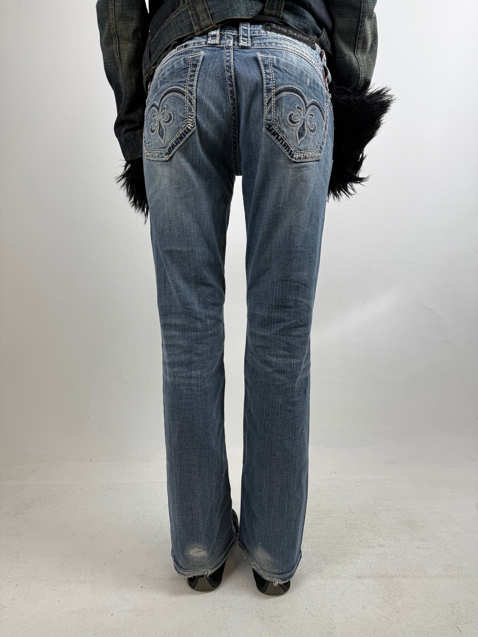 Vintage Rock Revival Y2K Bootcut Denim M