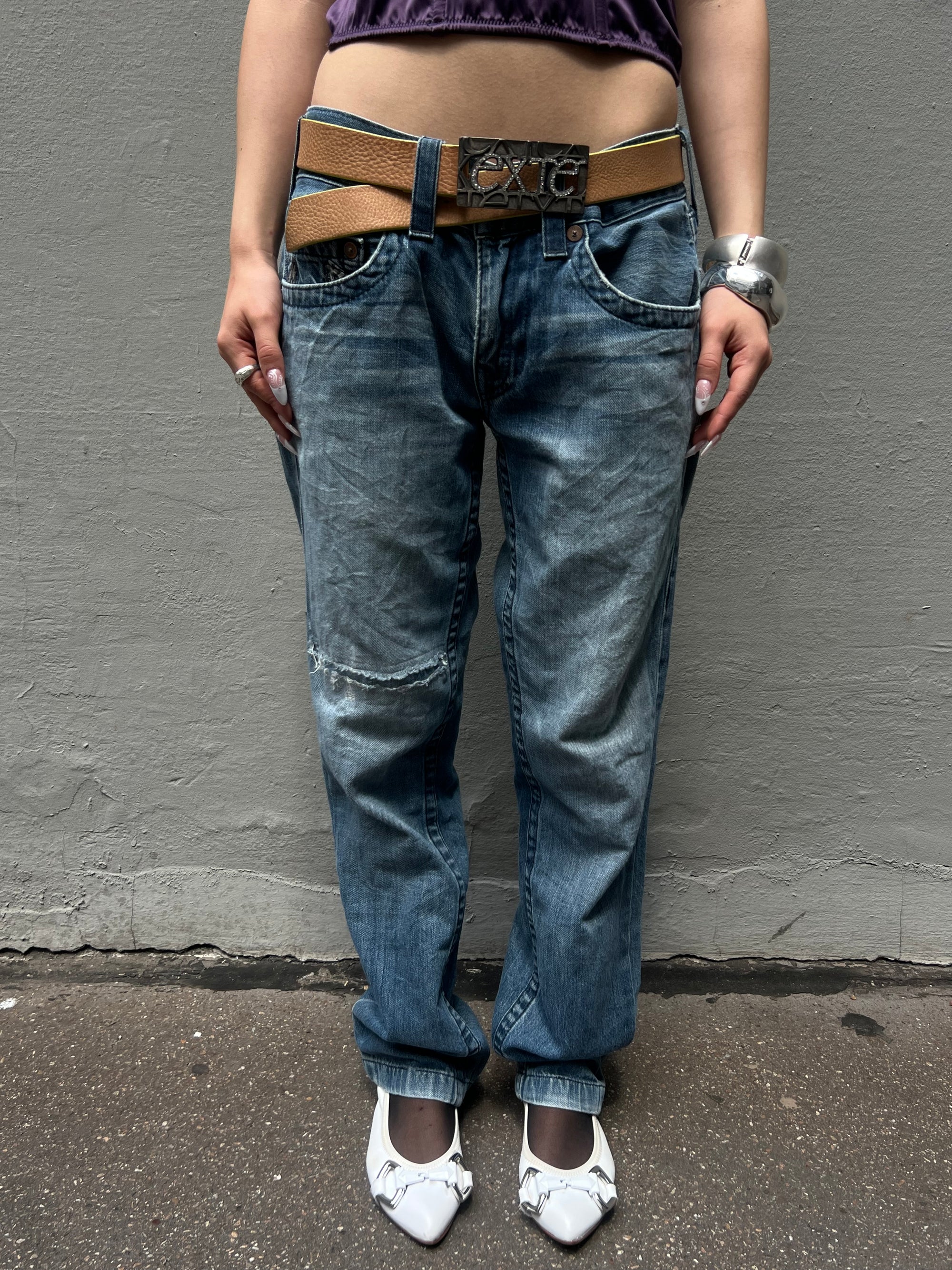 Vintage True Religion Ripped&Stitched Denim S/M