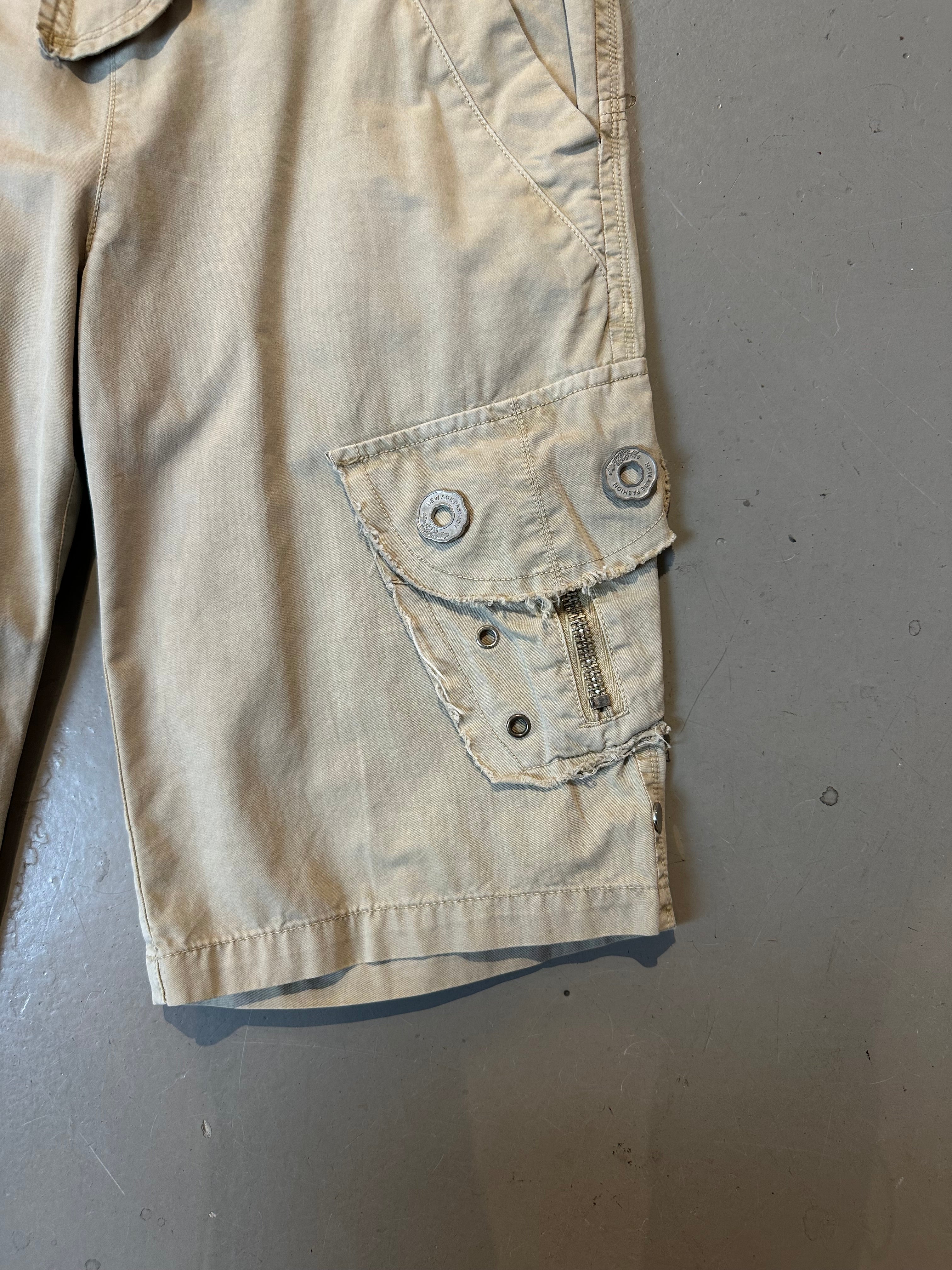 Vintage New Age Beige Shorts S/M