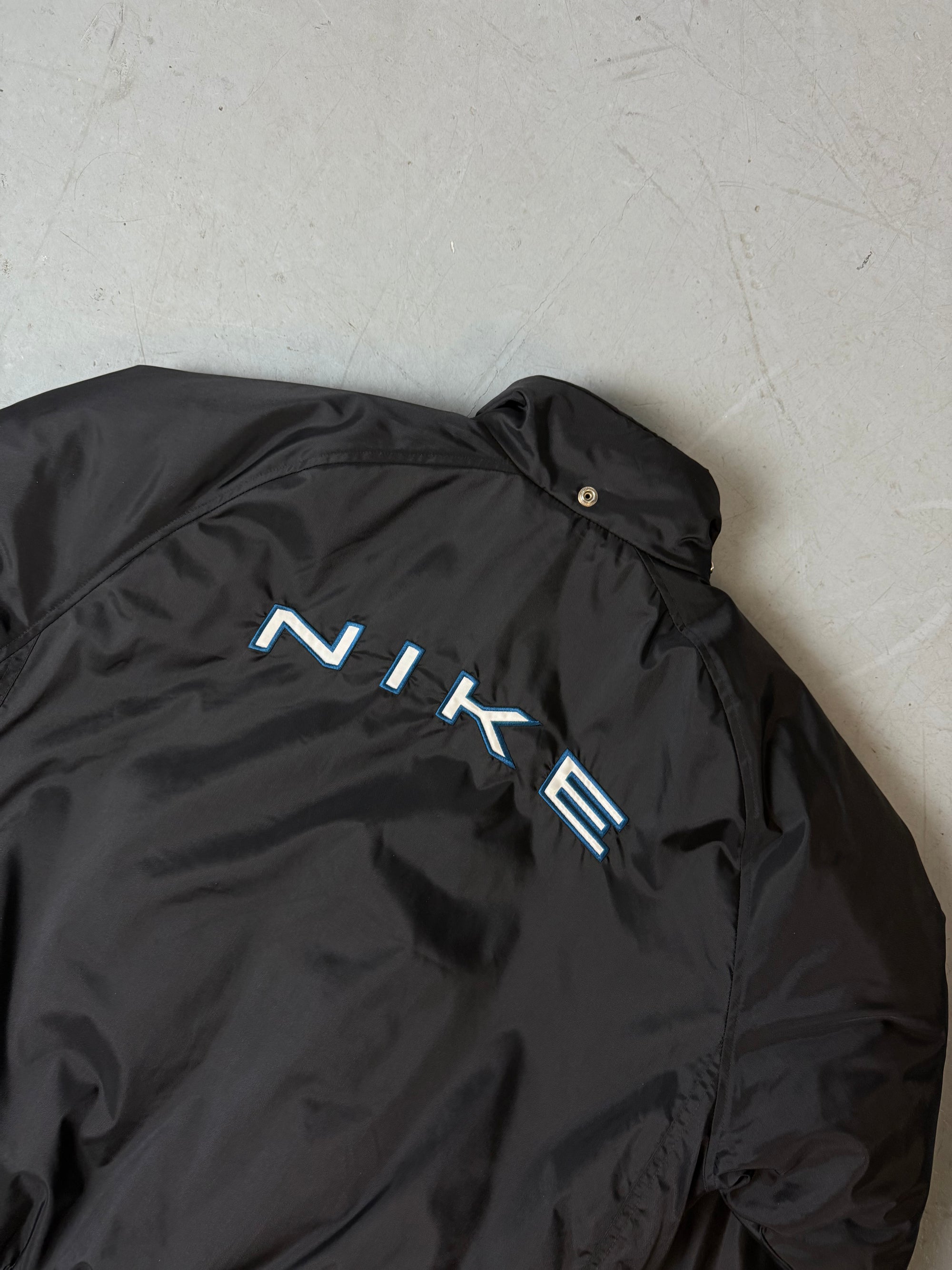 Vintage Nike Black Puffer Jacket XL