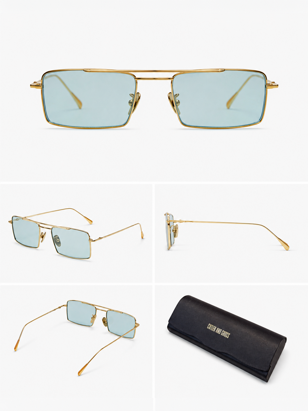 Cutler and Gross Fine Gold Sunglasses