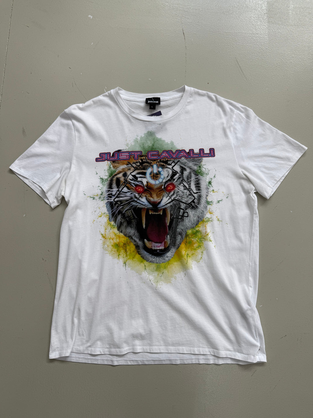 Vintage Just Cavalli Printed Tee L