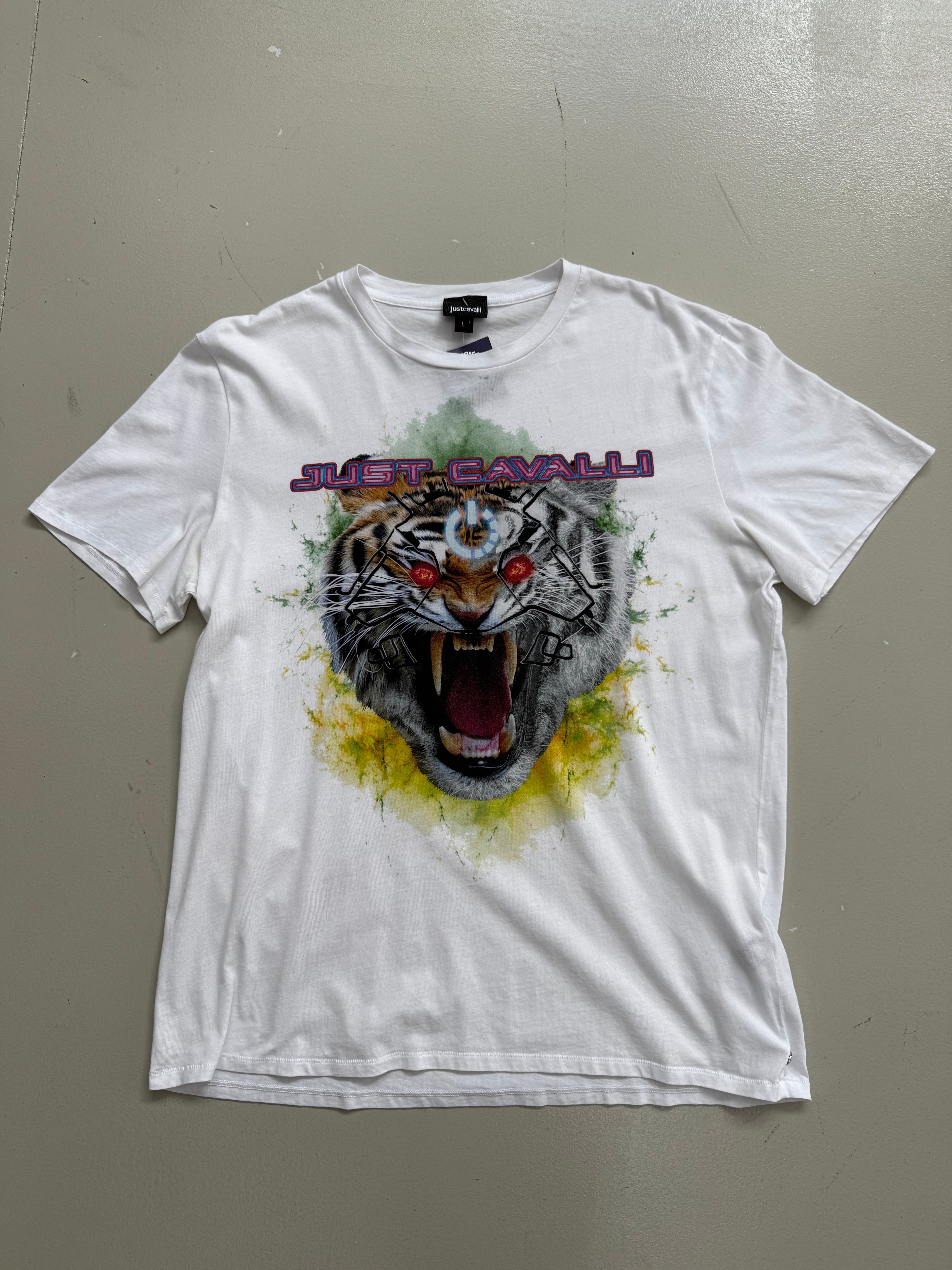 Vintage Just Cavalli Printed Tee L