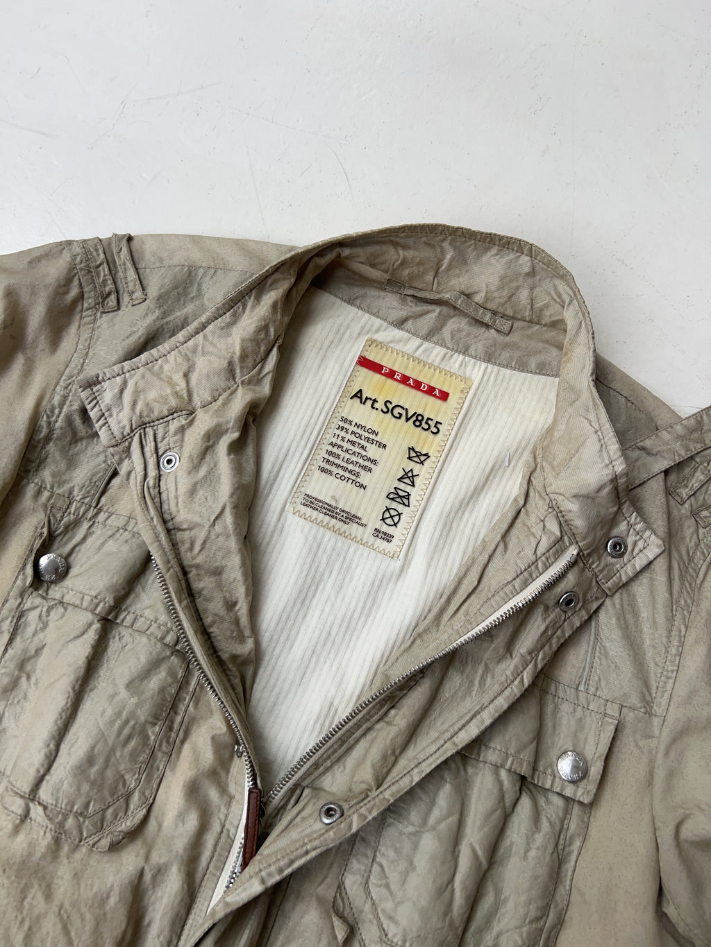 Vintage Prada Multi Pocket Archival Jacket (M)