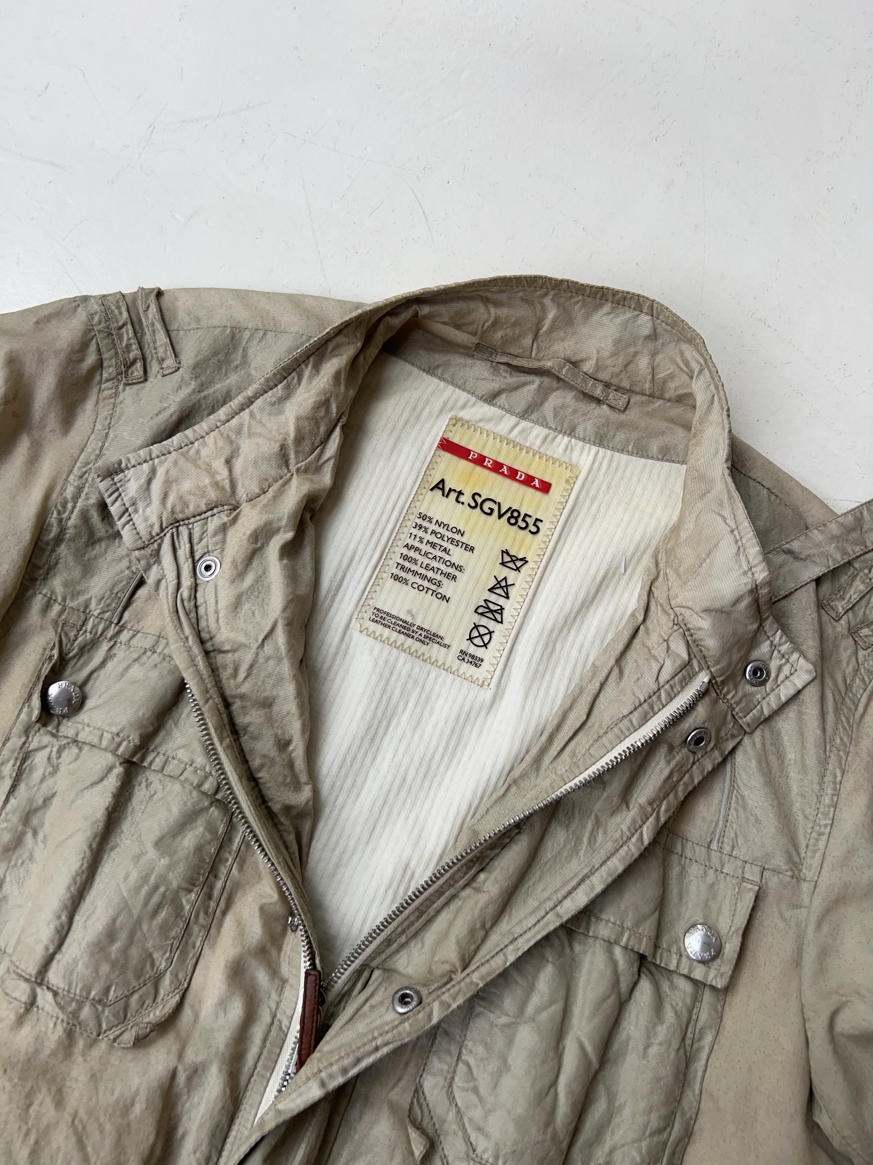 Vintage Prada Multi Pocket Archival Jacket (M)