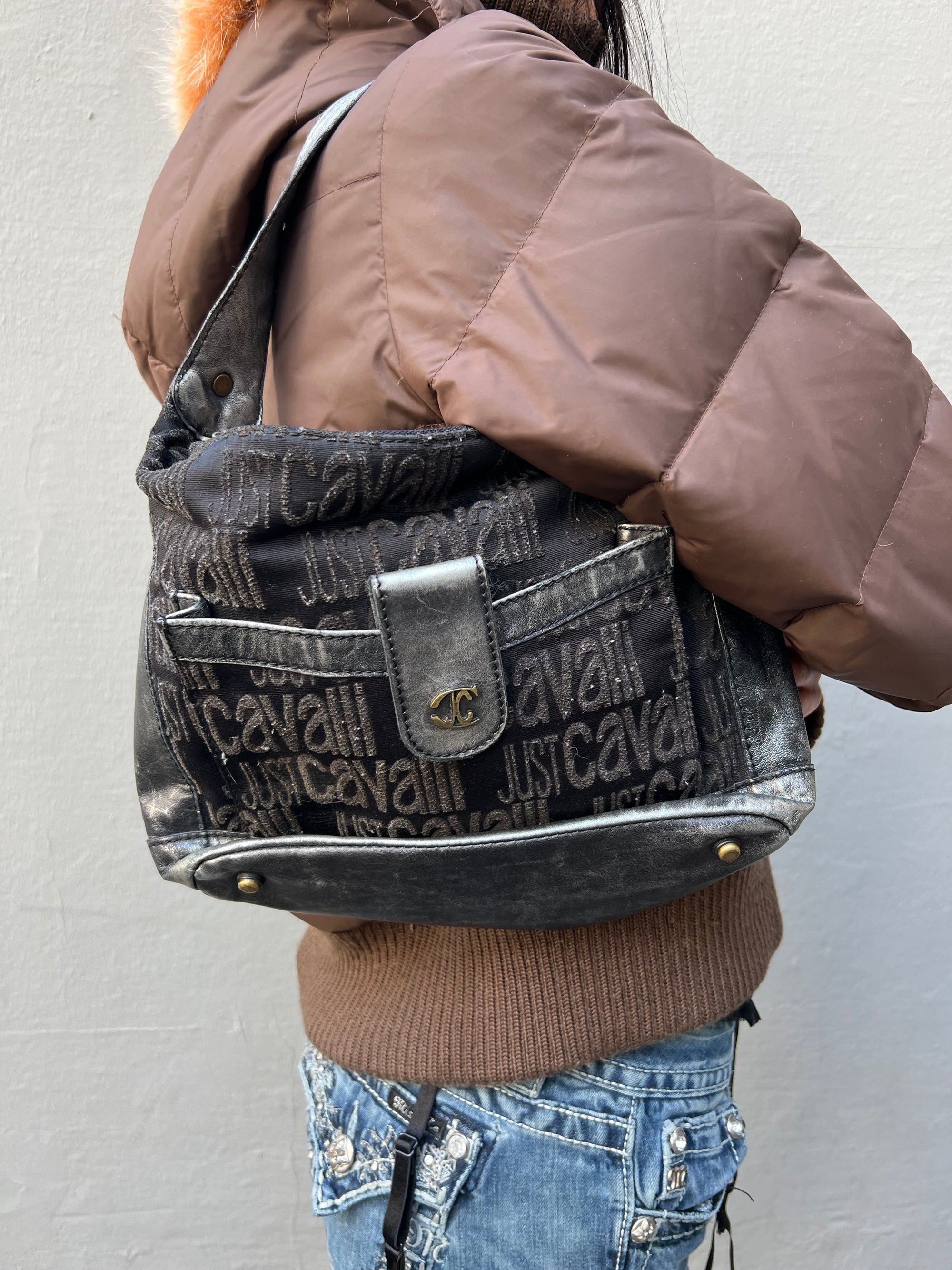 Vintage Just Cavalli Black Bag