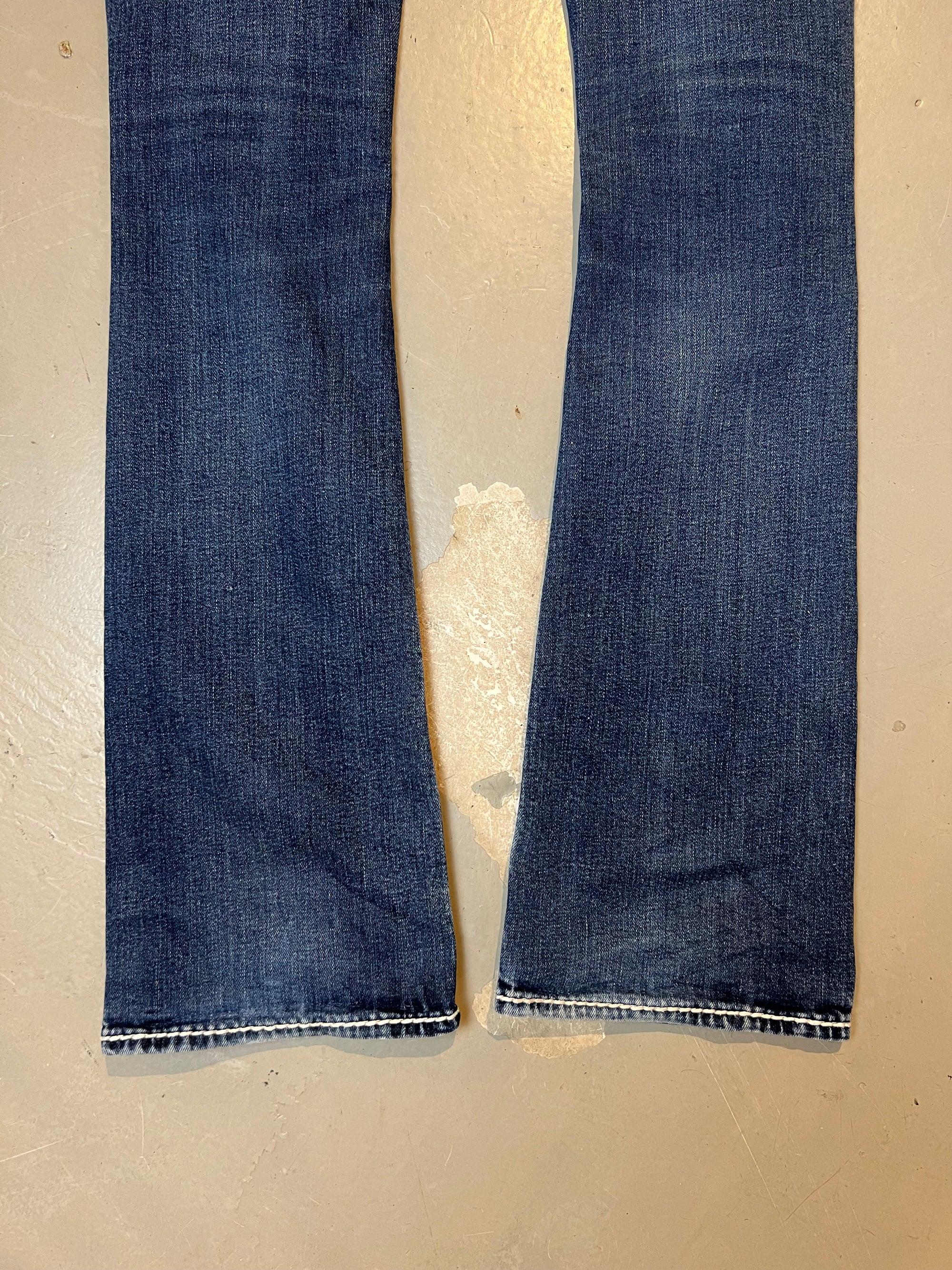 Vintage Rock Revival Glitter Denim S