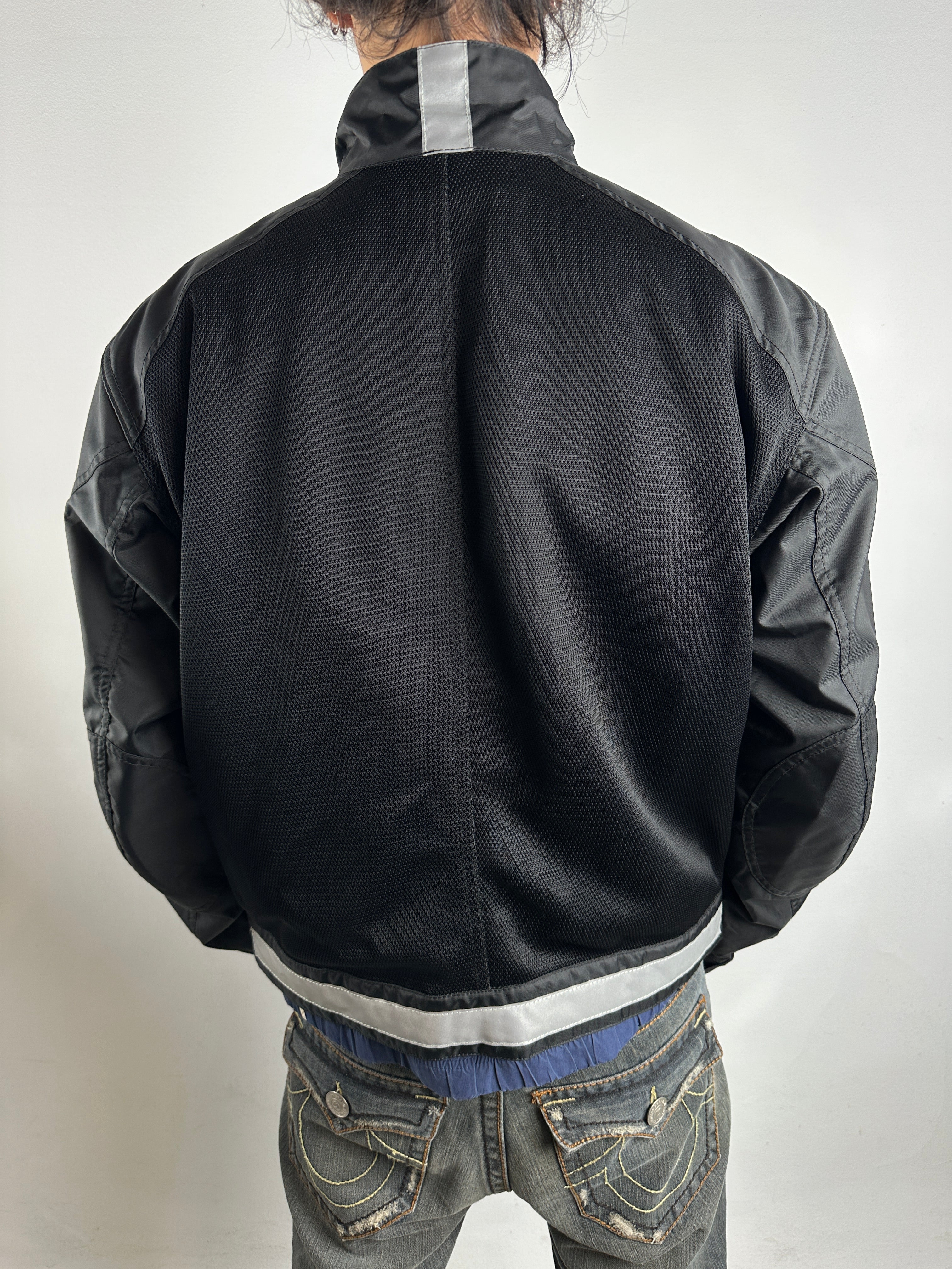 Tragebild von Vintage Black Belstaff Jacket M/L von hinten