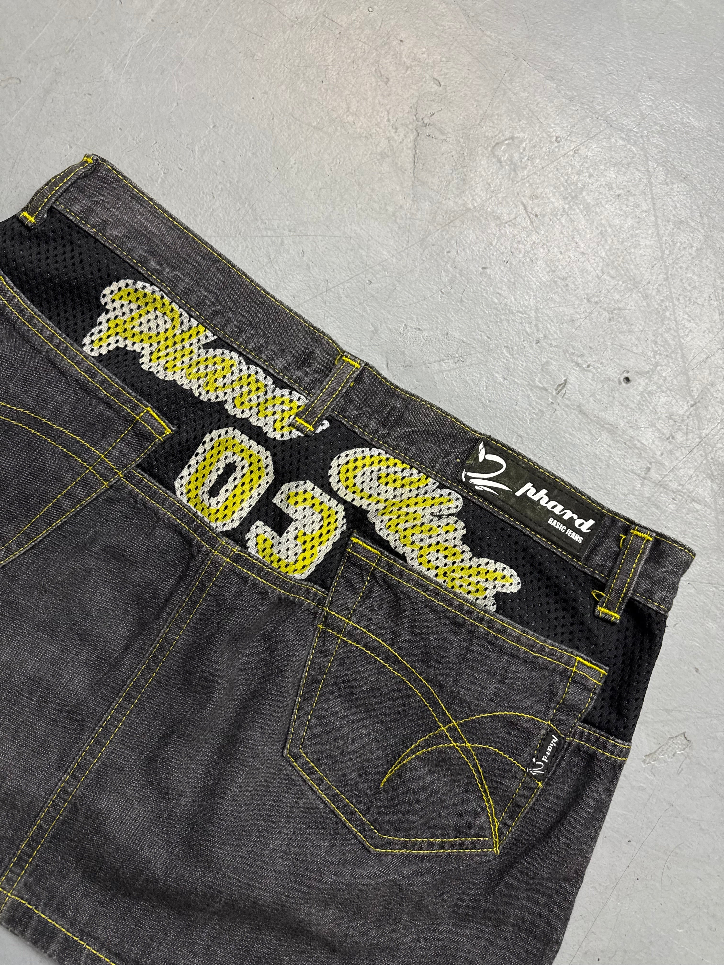 Vintage Phard Hybrid Denim Mini Skirt M