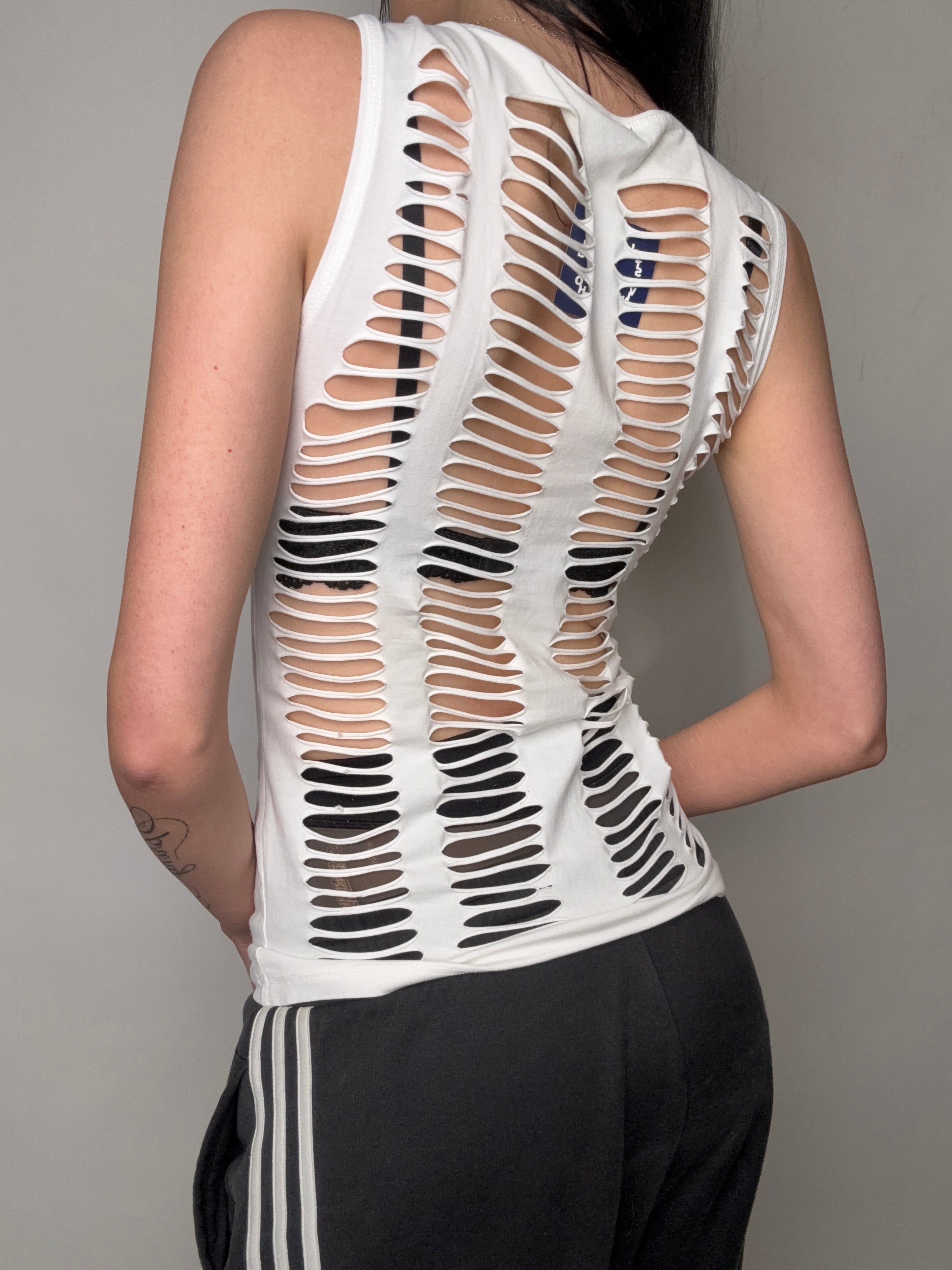 Vintage Richmond Keep Calm Tank Top with Cut Out Back M/L