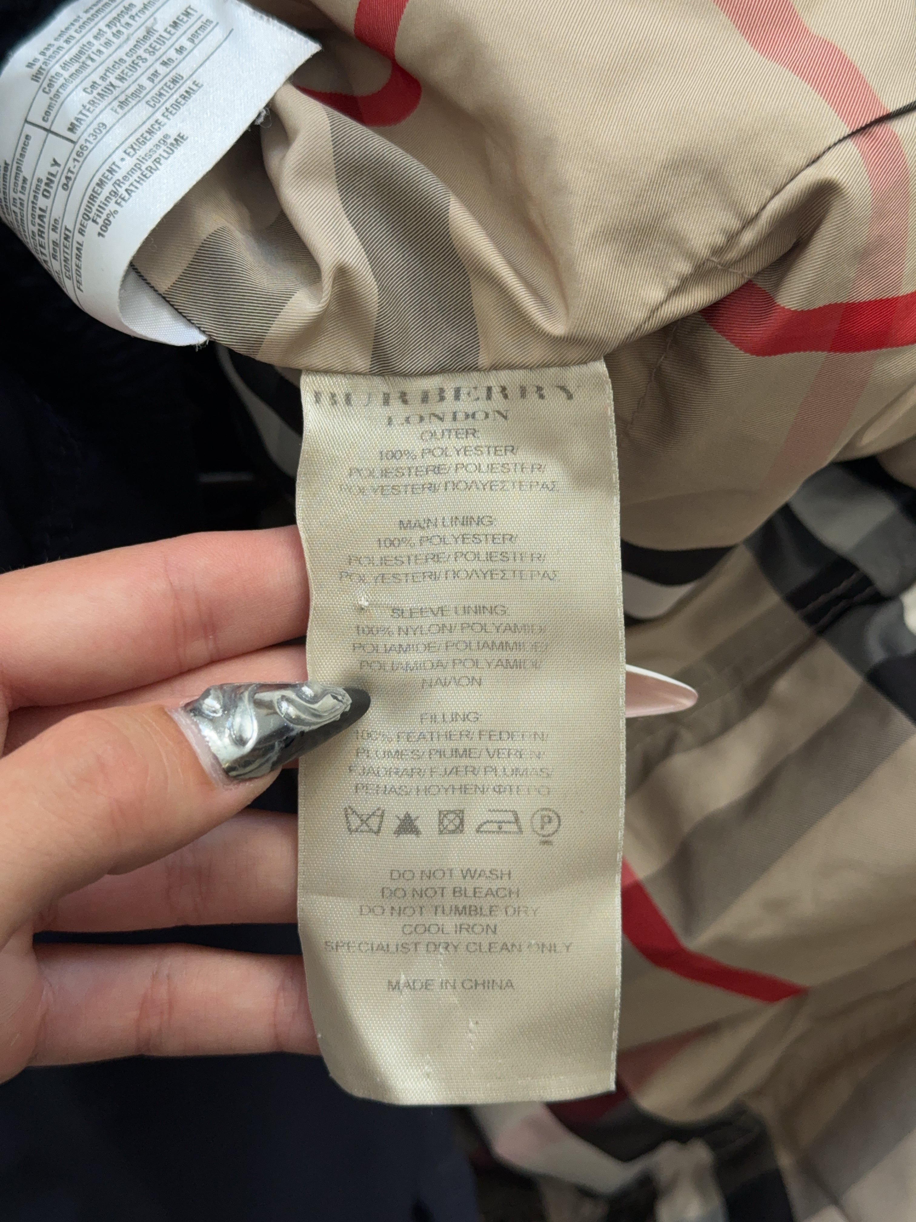 Vintage Burberry Mantel (L)