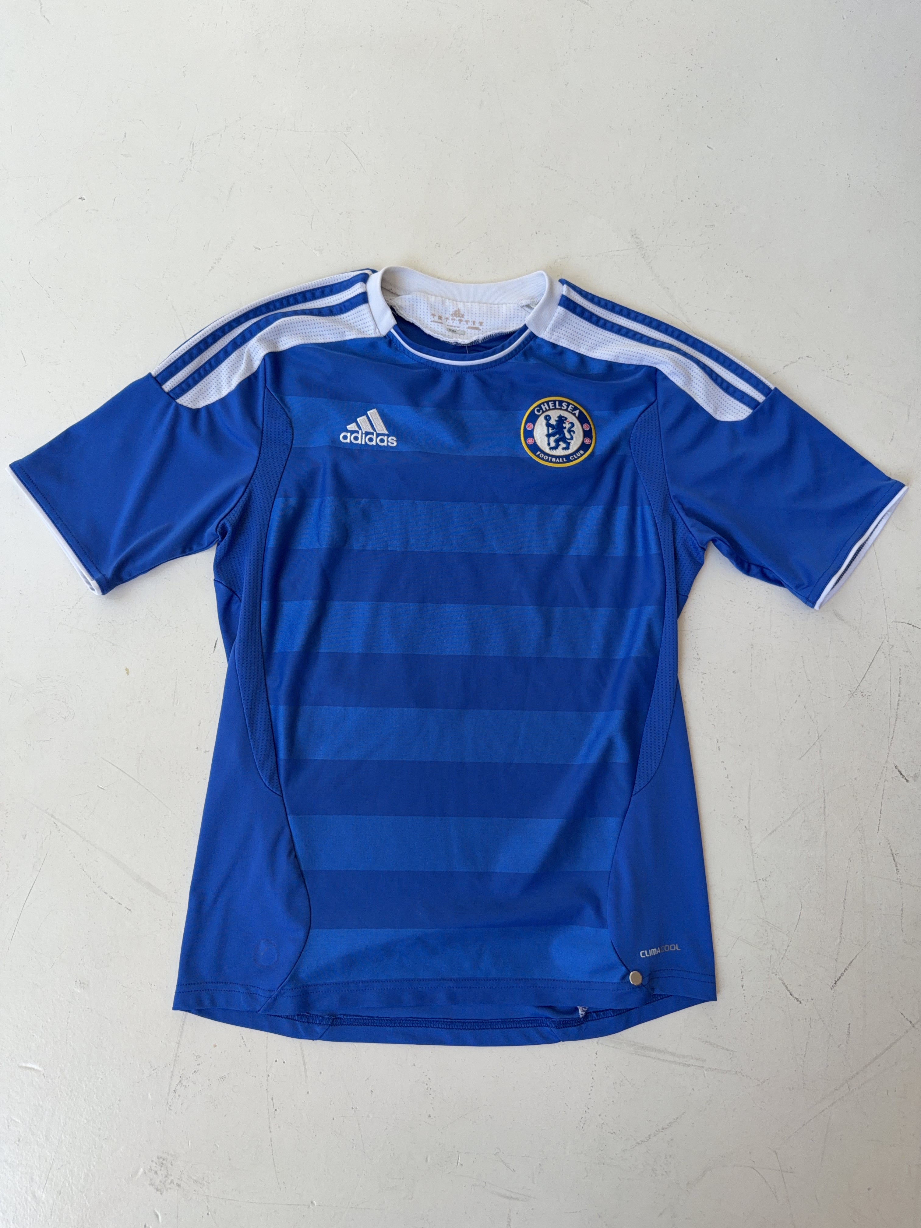 Vintage Adidas Chelsea 2011/12 David Luiz Home Jersey (S)