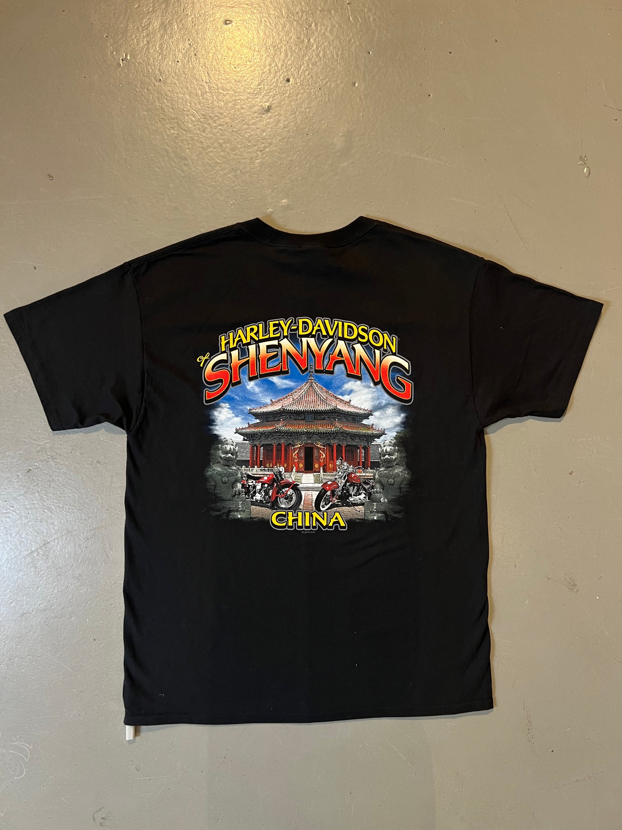 Vintage Harley Davidson Skull Tee L/XL