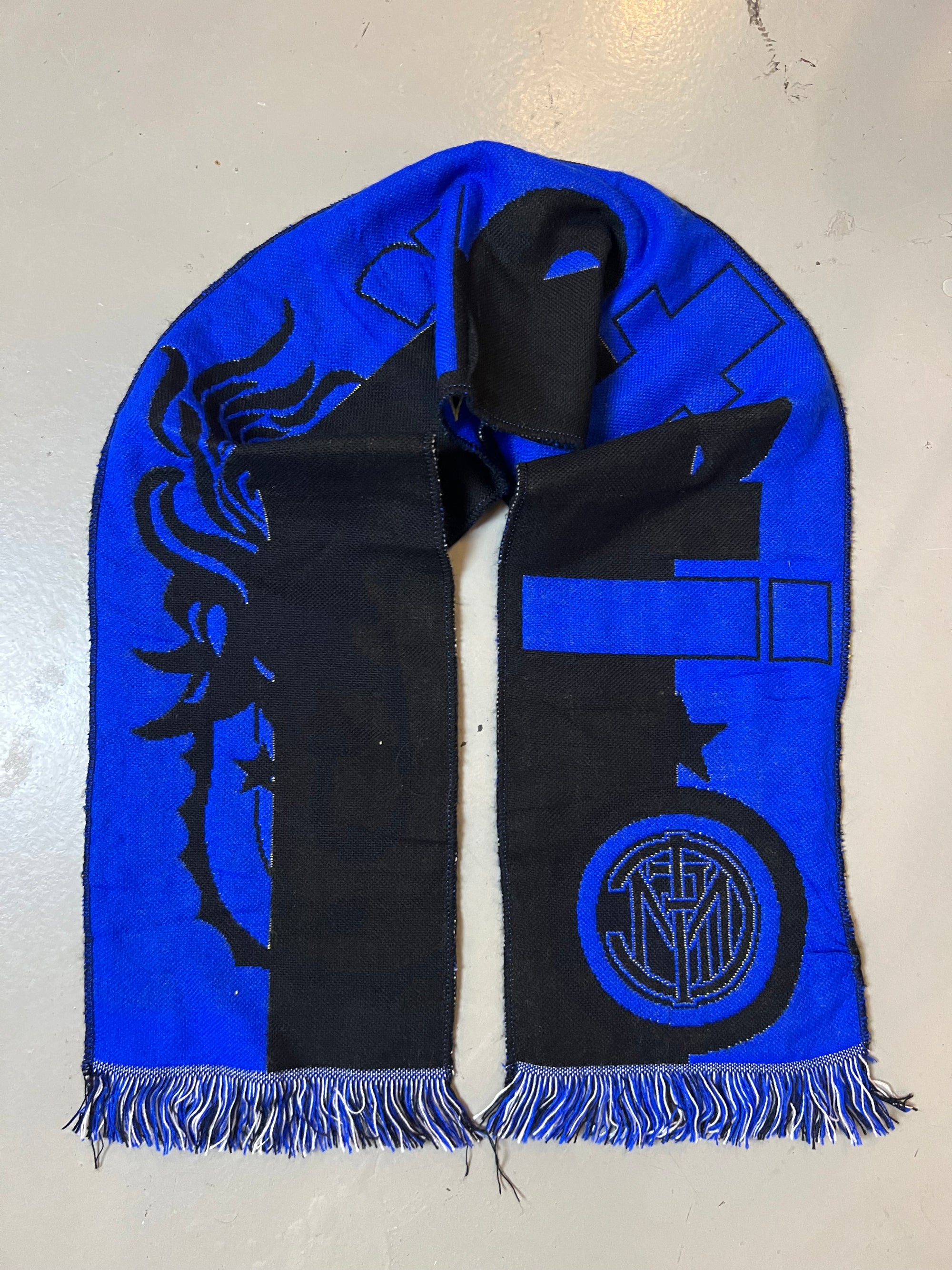 Vintage FC Inter Mailand Soccer Scarf