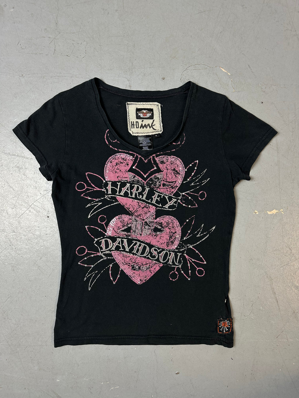 Vintage Harley Davidson Printed T-Shirt M