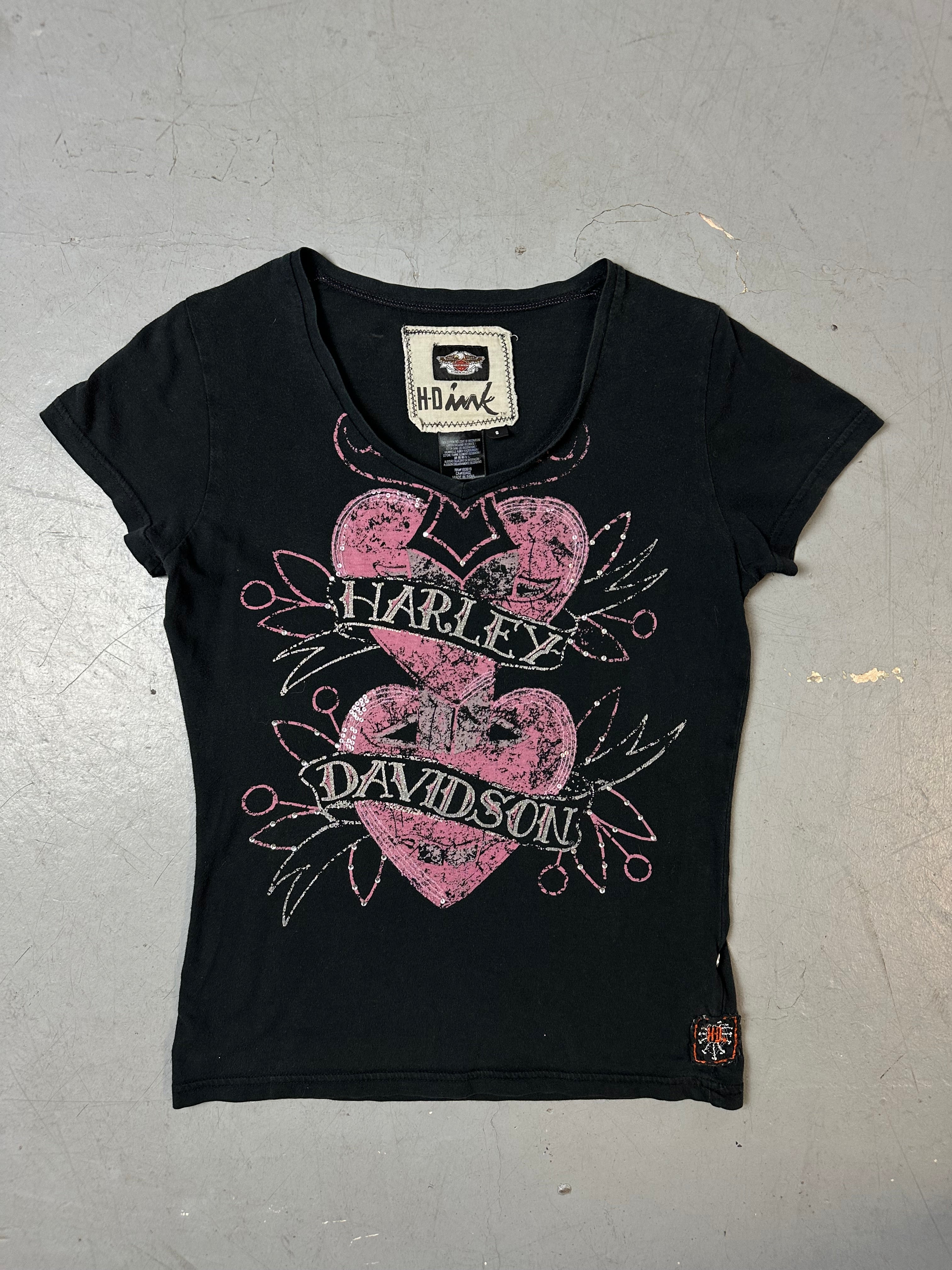 Vintage Harley Davidson Printed T-Shirt M