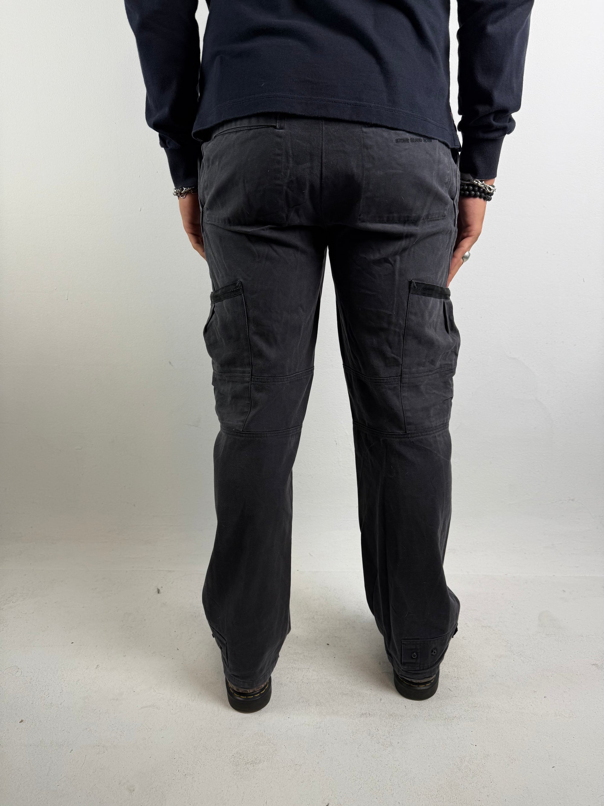 Vintage Stone Island Dark Grey Denim M