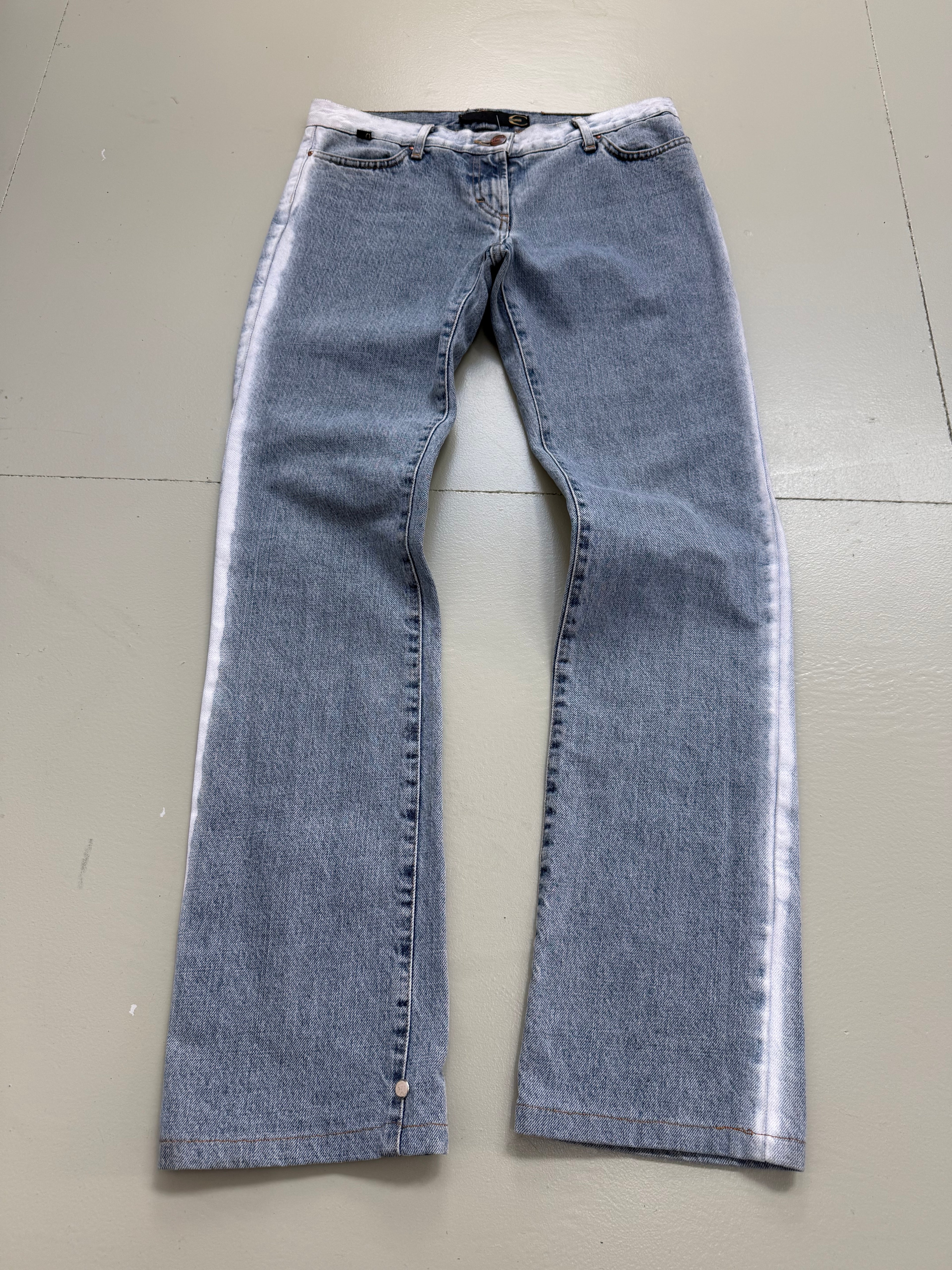 Vintage Faded Cavalli Straight Fit Denim M