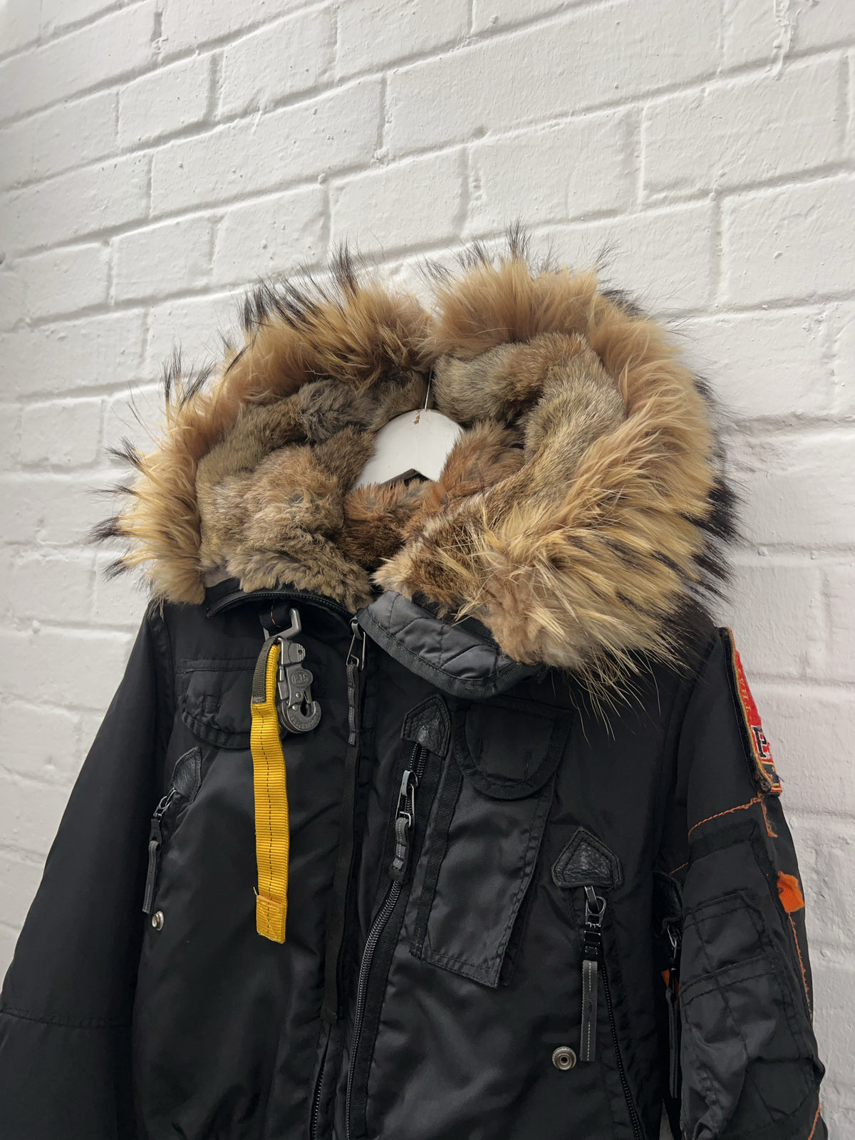 Vintage Parajumpers Jacke mit Fur Hood (XS)