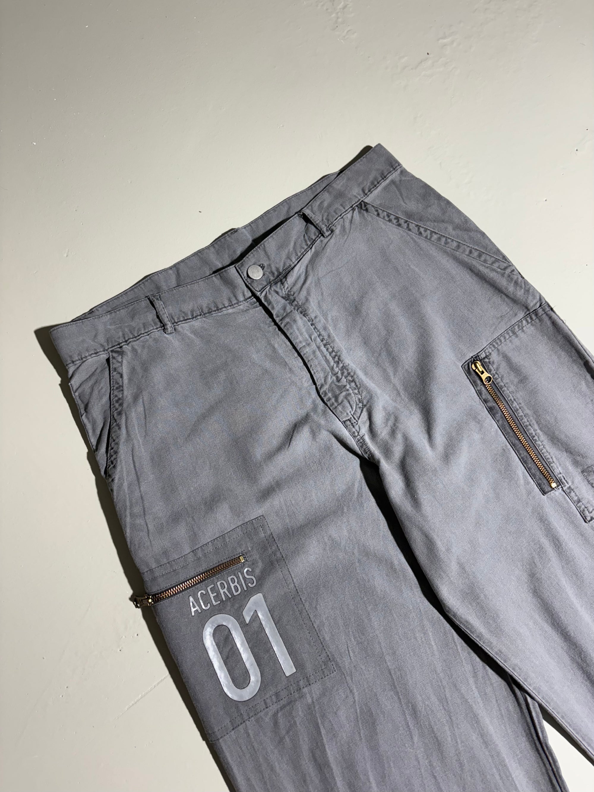 Vintage Grey Cargo Pants M