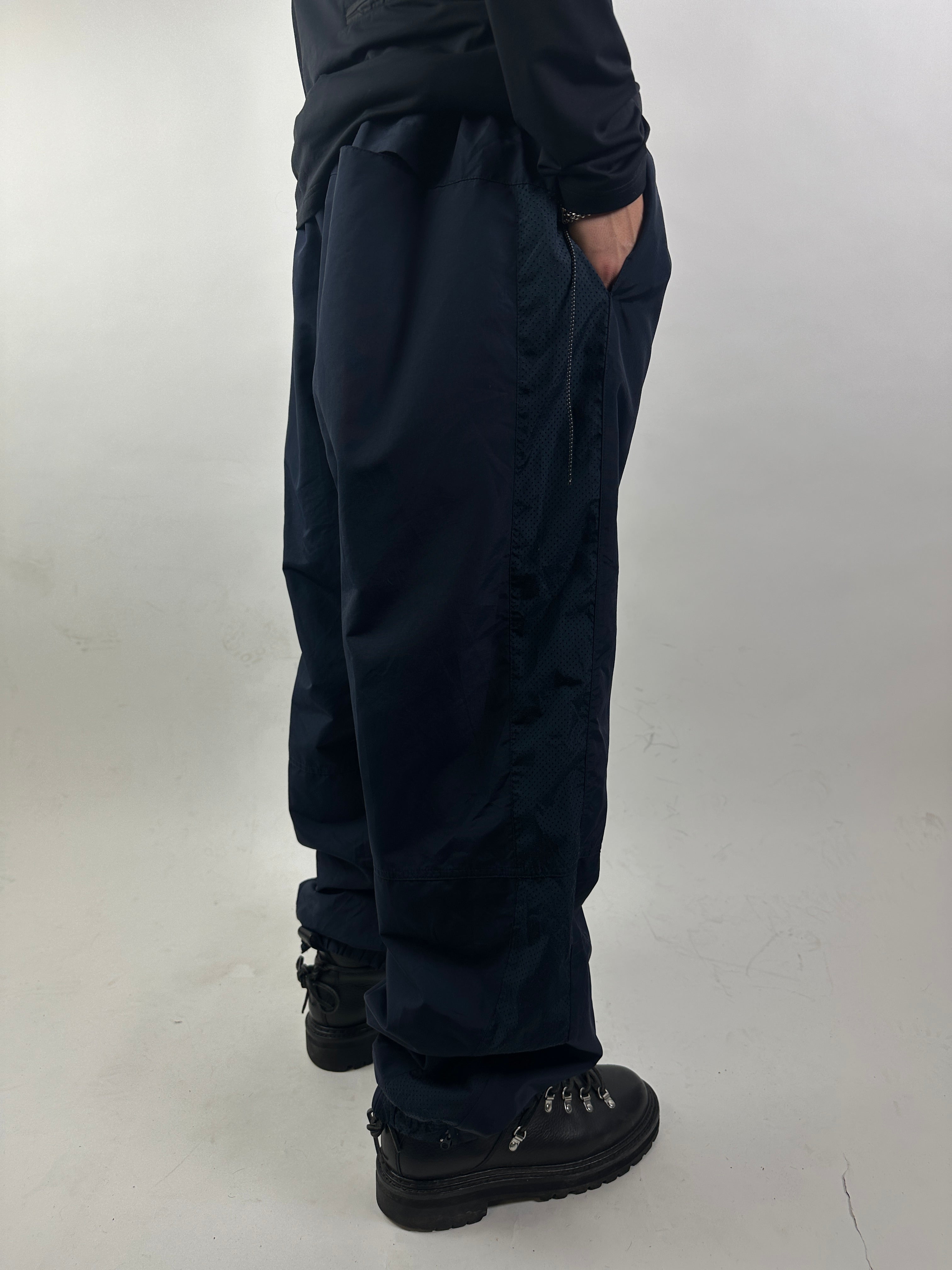 Vintage Nike Baggy Dark Blue Track Pants L/XL
