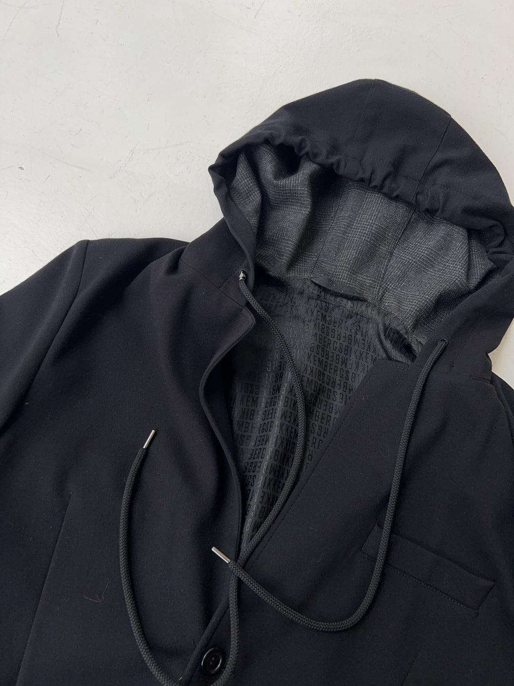 Vintage Bikkembergs Hooded Blazer Jacket (L)
