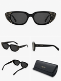 Vintage Celine Paris Sunglasses Black