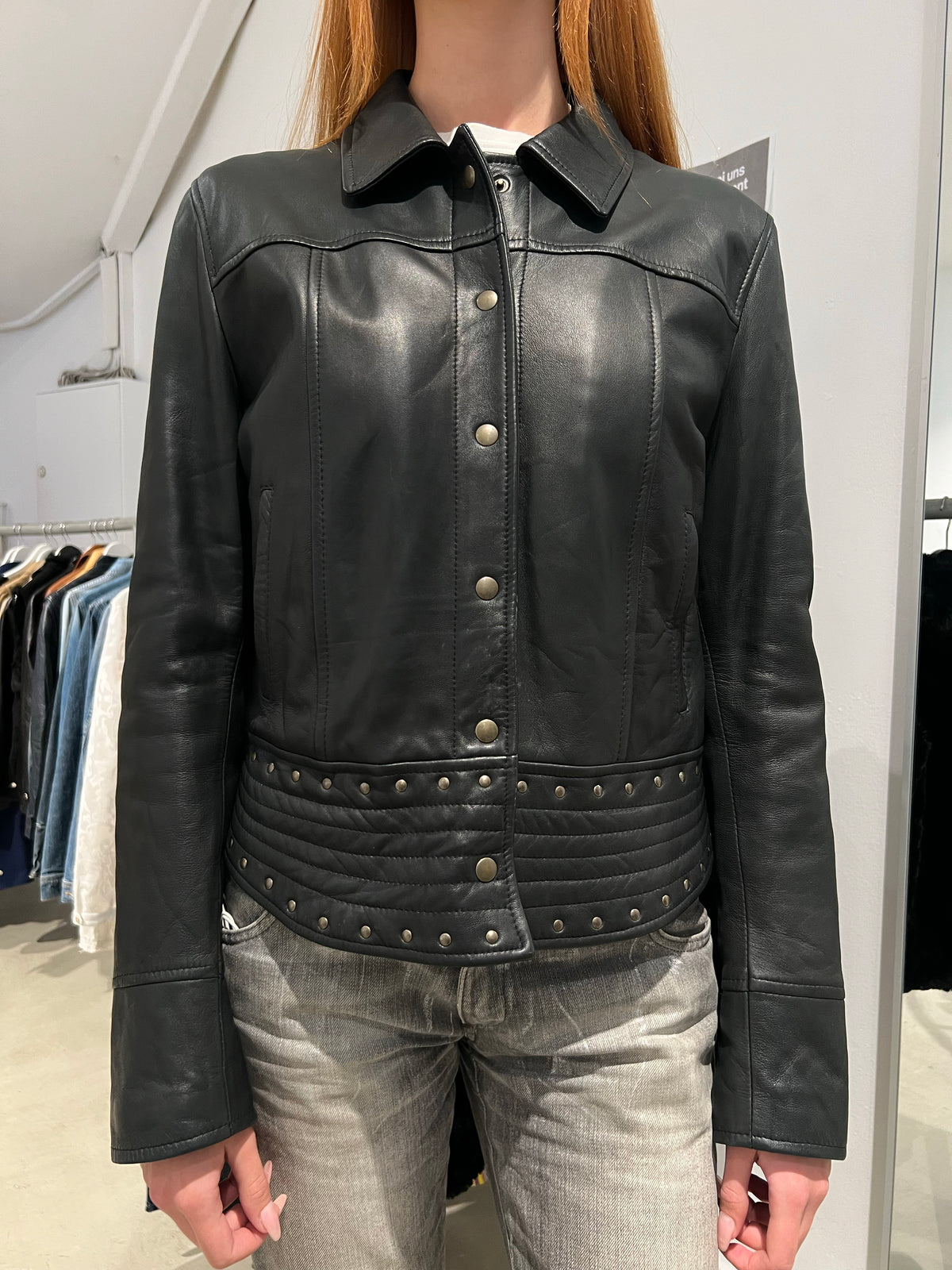 Vintage Cuoi's Group Leder Jacke (L)