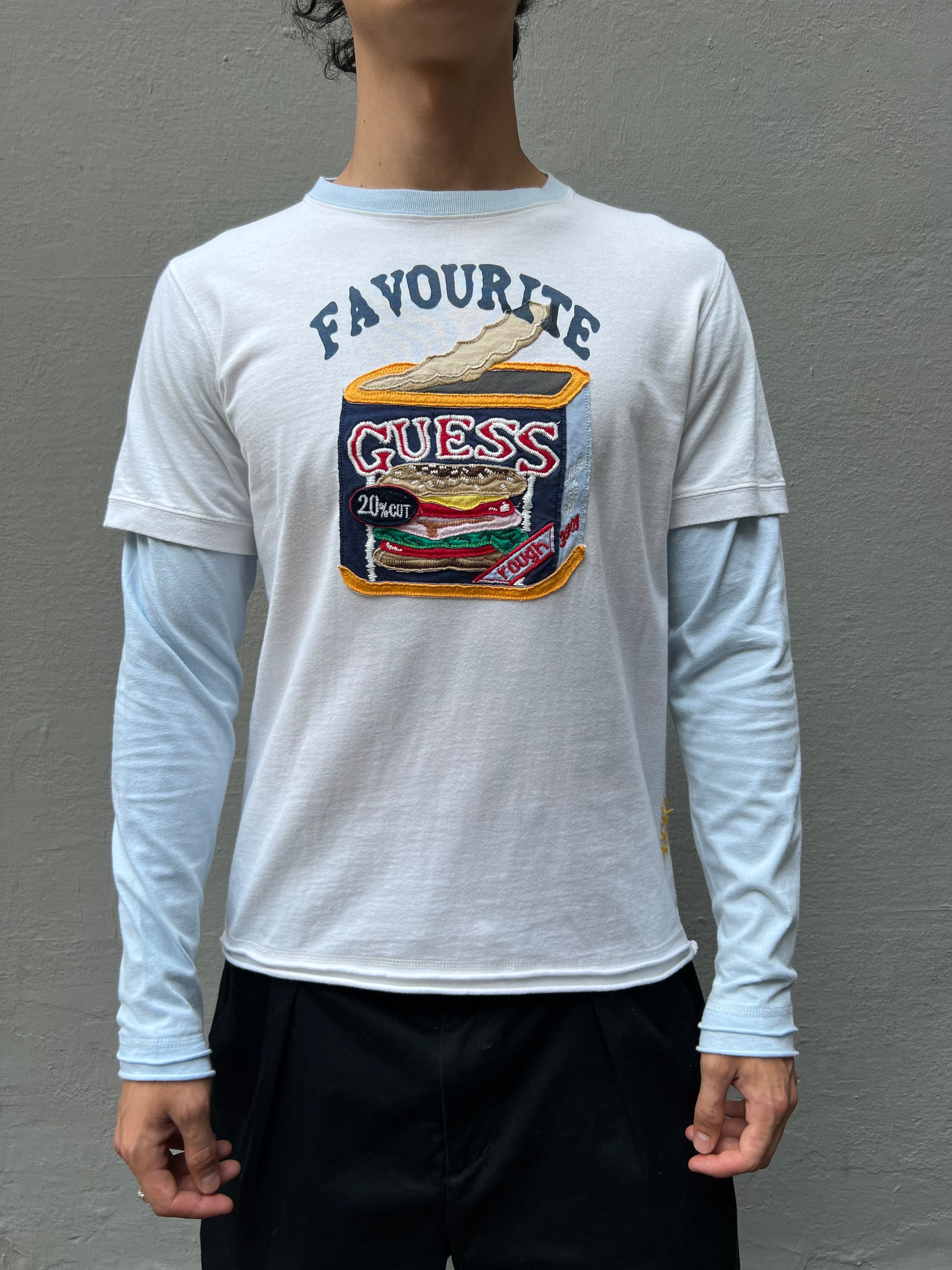 Vintage Guess Layered Longsleeve S/M