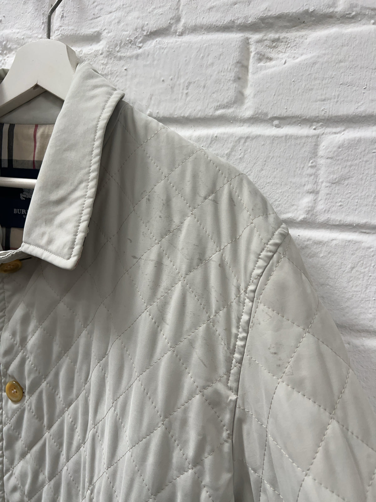 Vintage Burberry Steppjacke offwhite (XL)