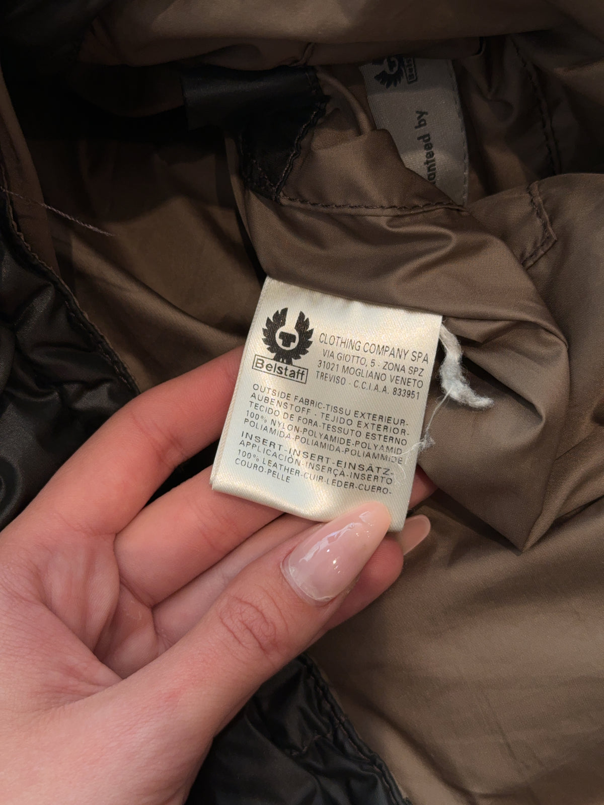 Vintage Belstaff Daunen Mantel (M)