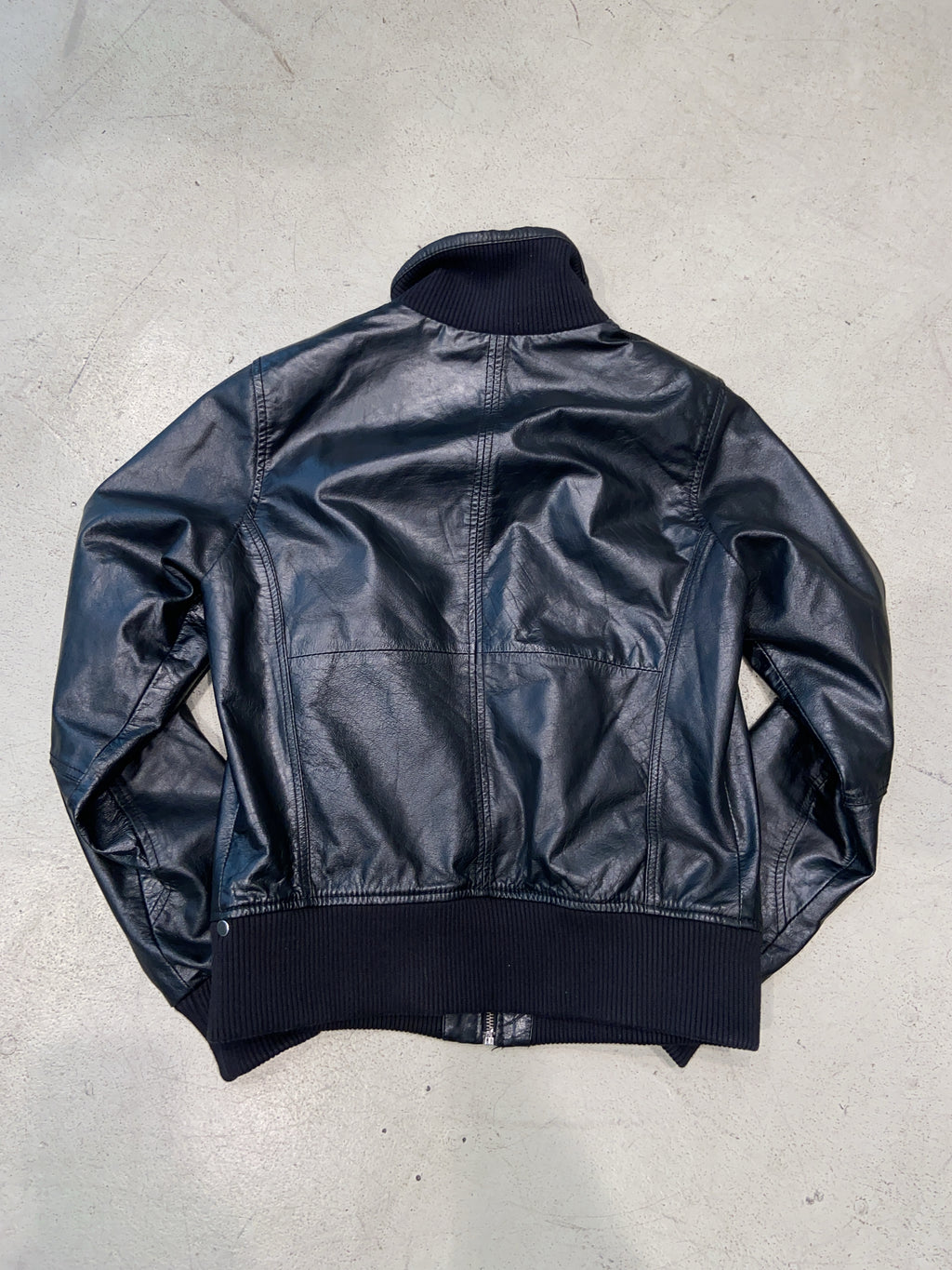 Vintage Bsk Leder Jacke (L)