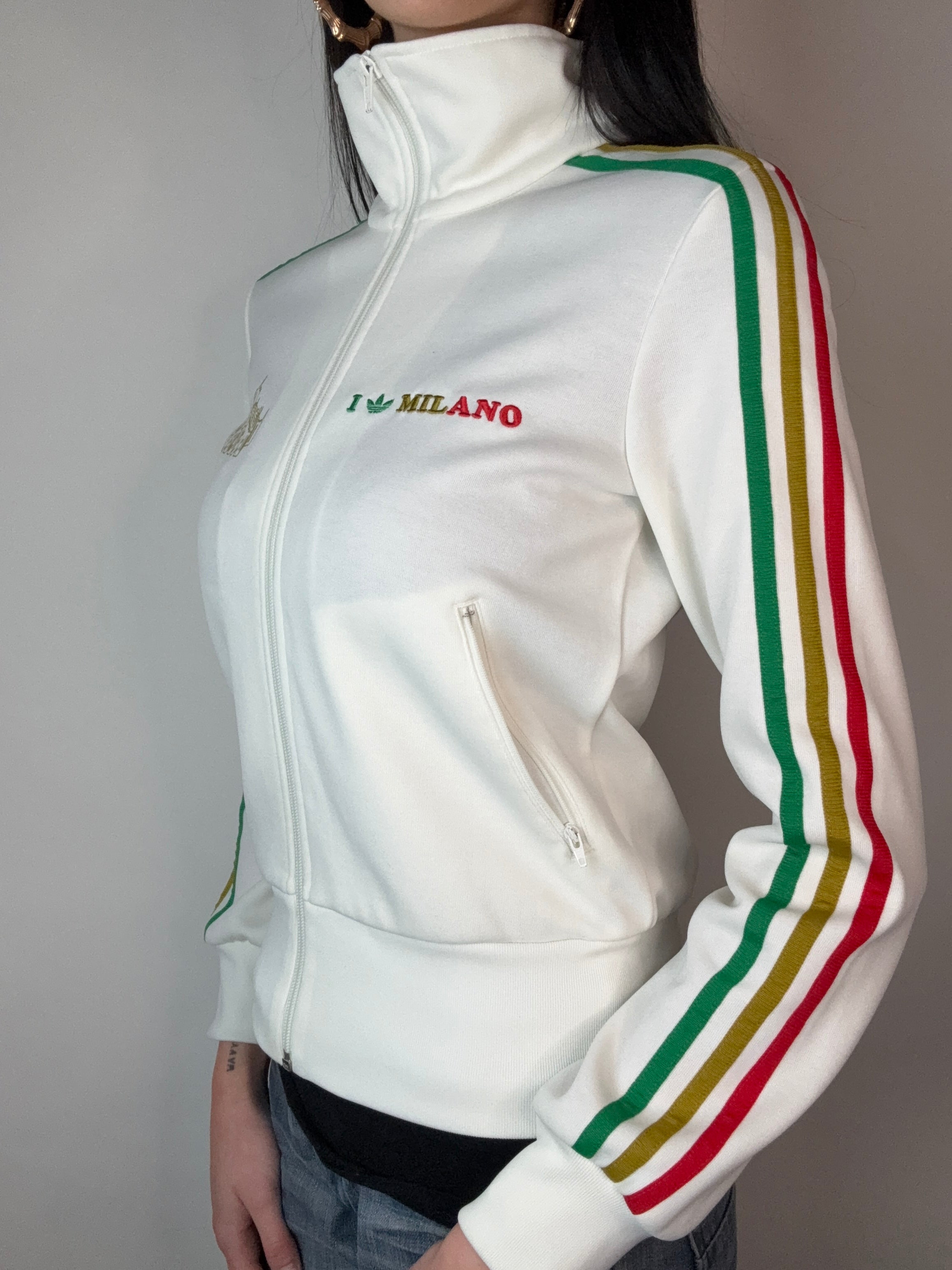 Vintage Adidas Italy Milano Track Jacket S/M