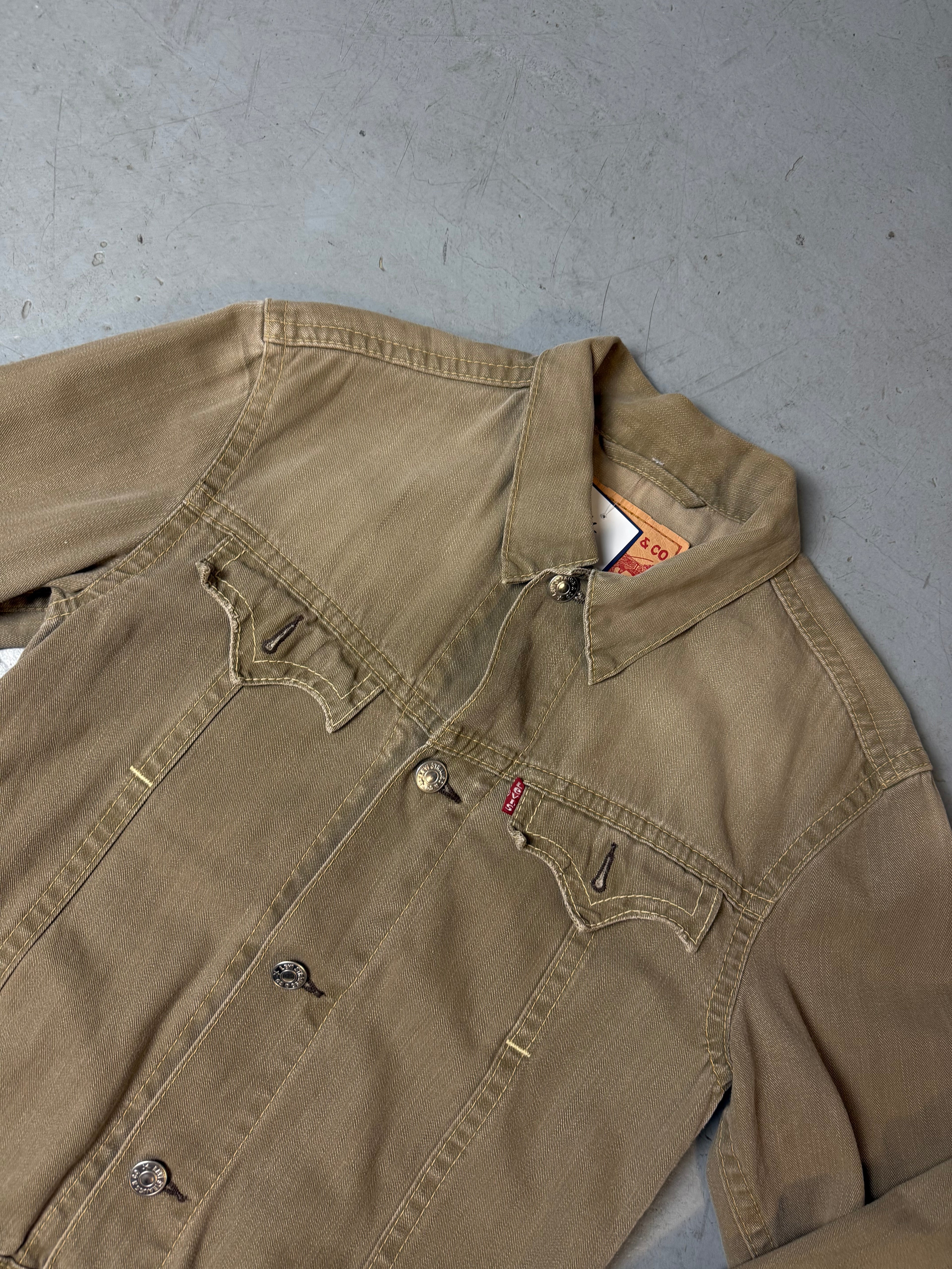 Vintage Levi’s Light Brown Denim Jacket S/M