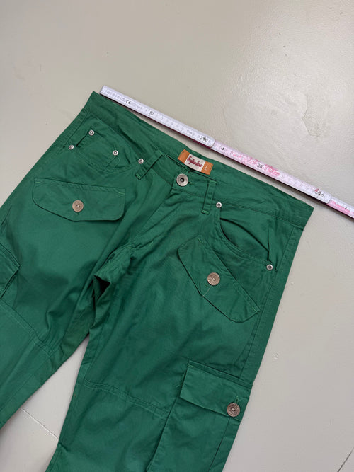 Vintage Green Light Cargo Pants L