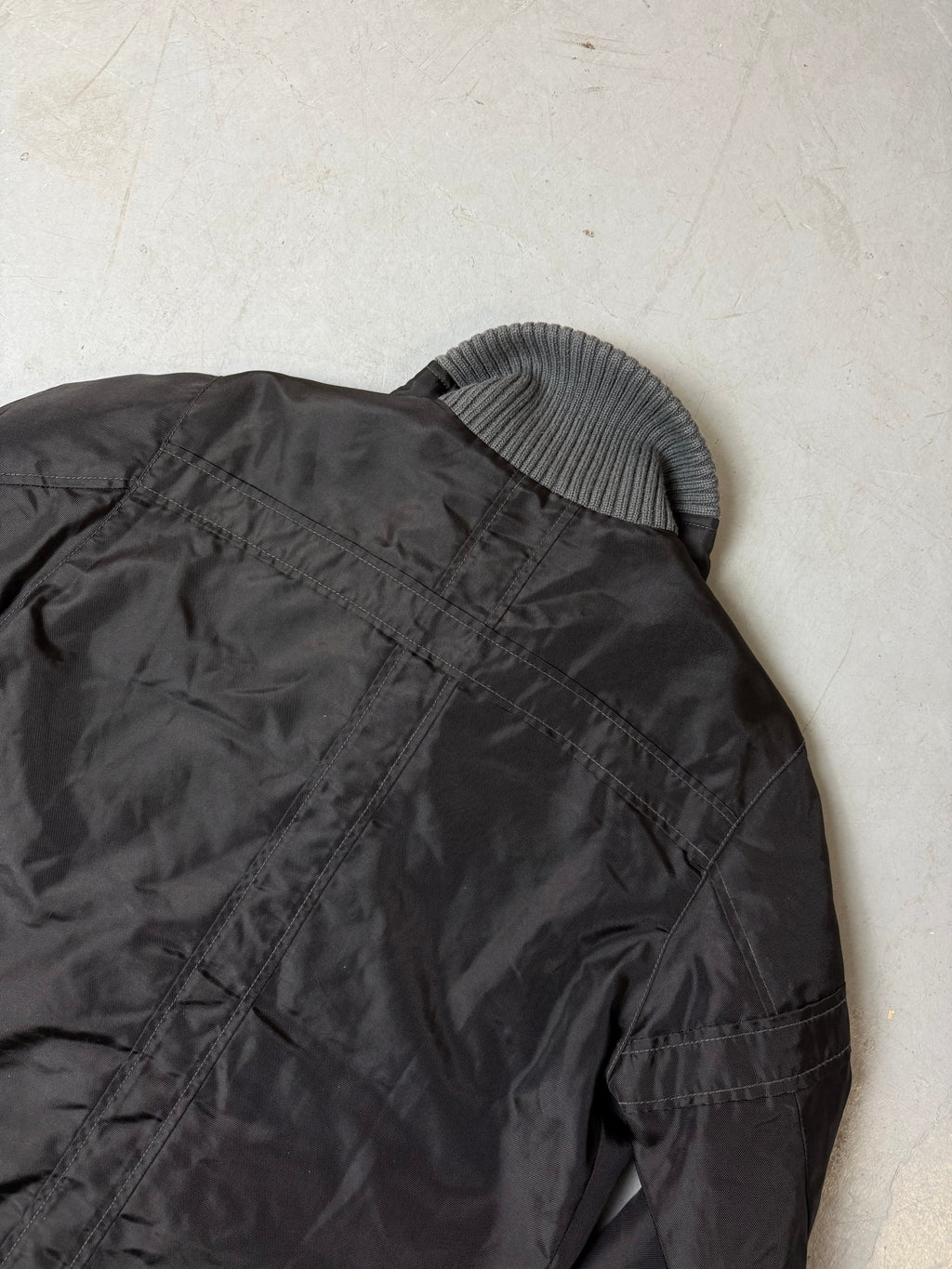 Vintage Energie Black Outerwear Jacket L