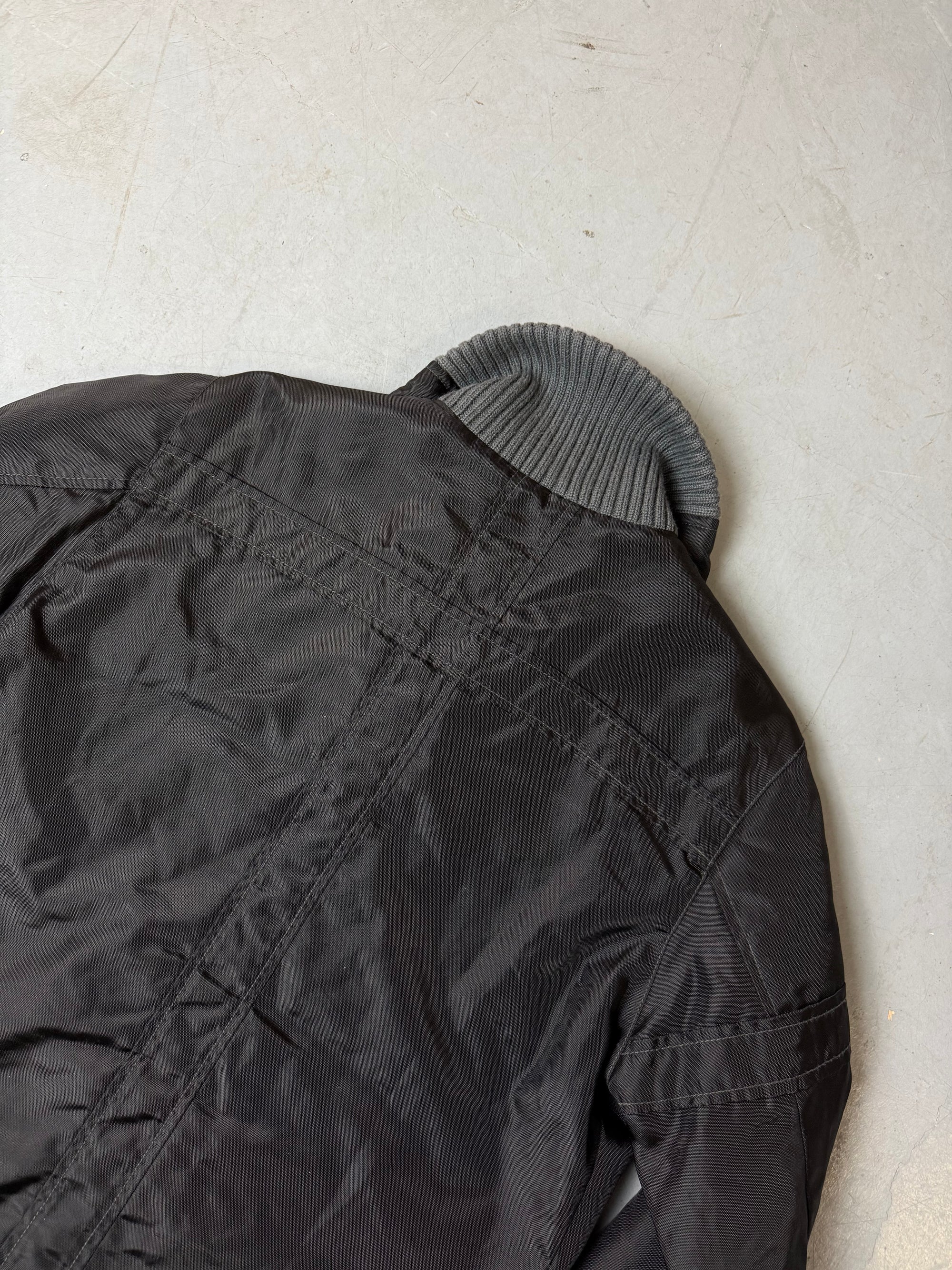 Vintage Energie Black Outerwear Jacket L