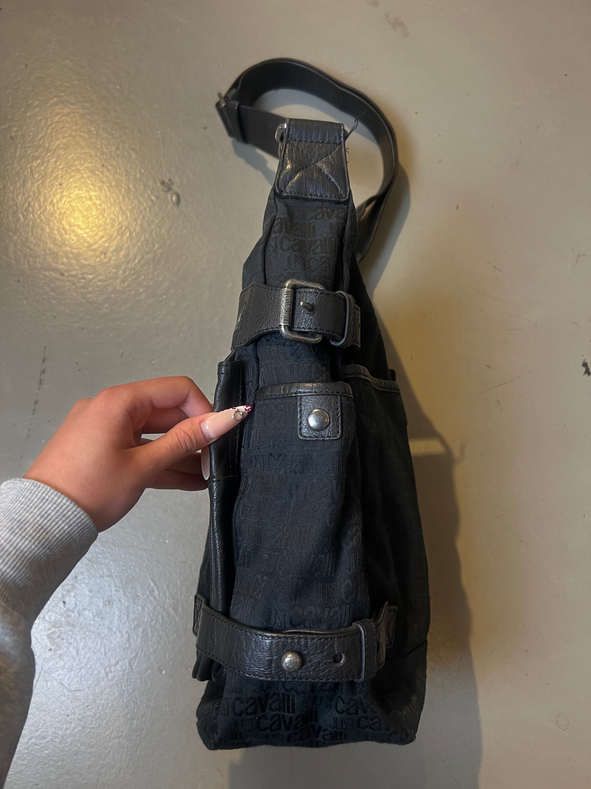 Vintage JustCavalli Black Crossbody Bag